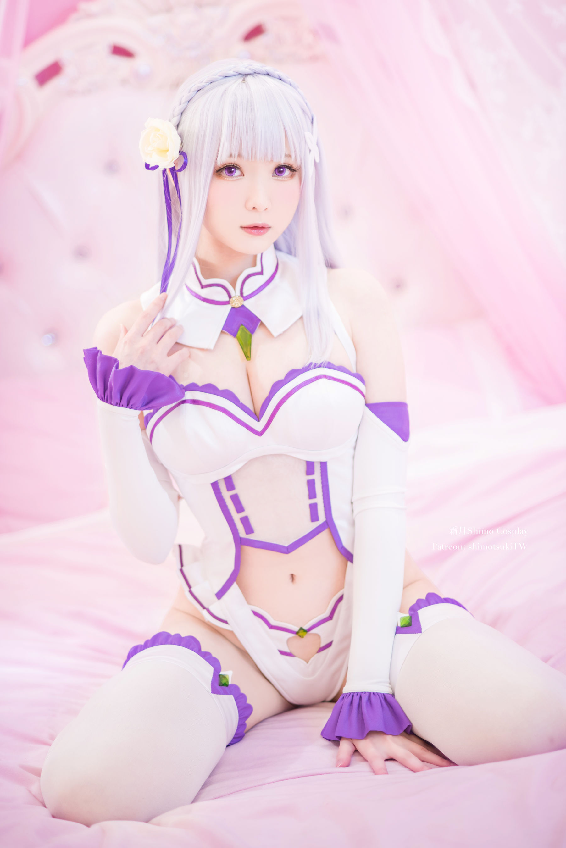 图片[2]-[COS福利] 微博妹纸霜月shimo – 艾米莉亚-蕾丝百合网-美图分享,Cosplay美图,私房写真,套图下载