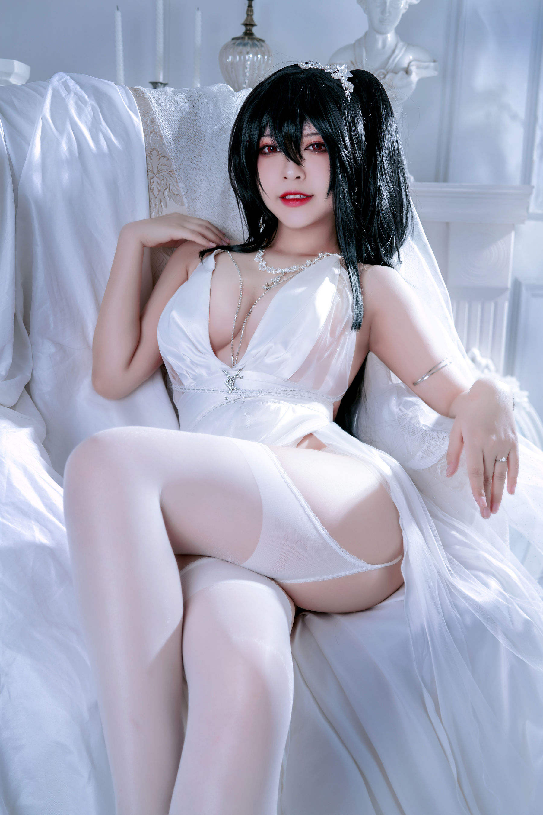 图片[3]-[福利COS] 半半子 – 大凤花嫁-蕾丝百合网-美图分享,Cosplay美图,私房写真,套图下载