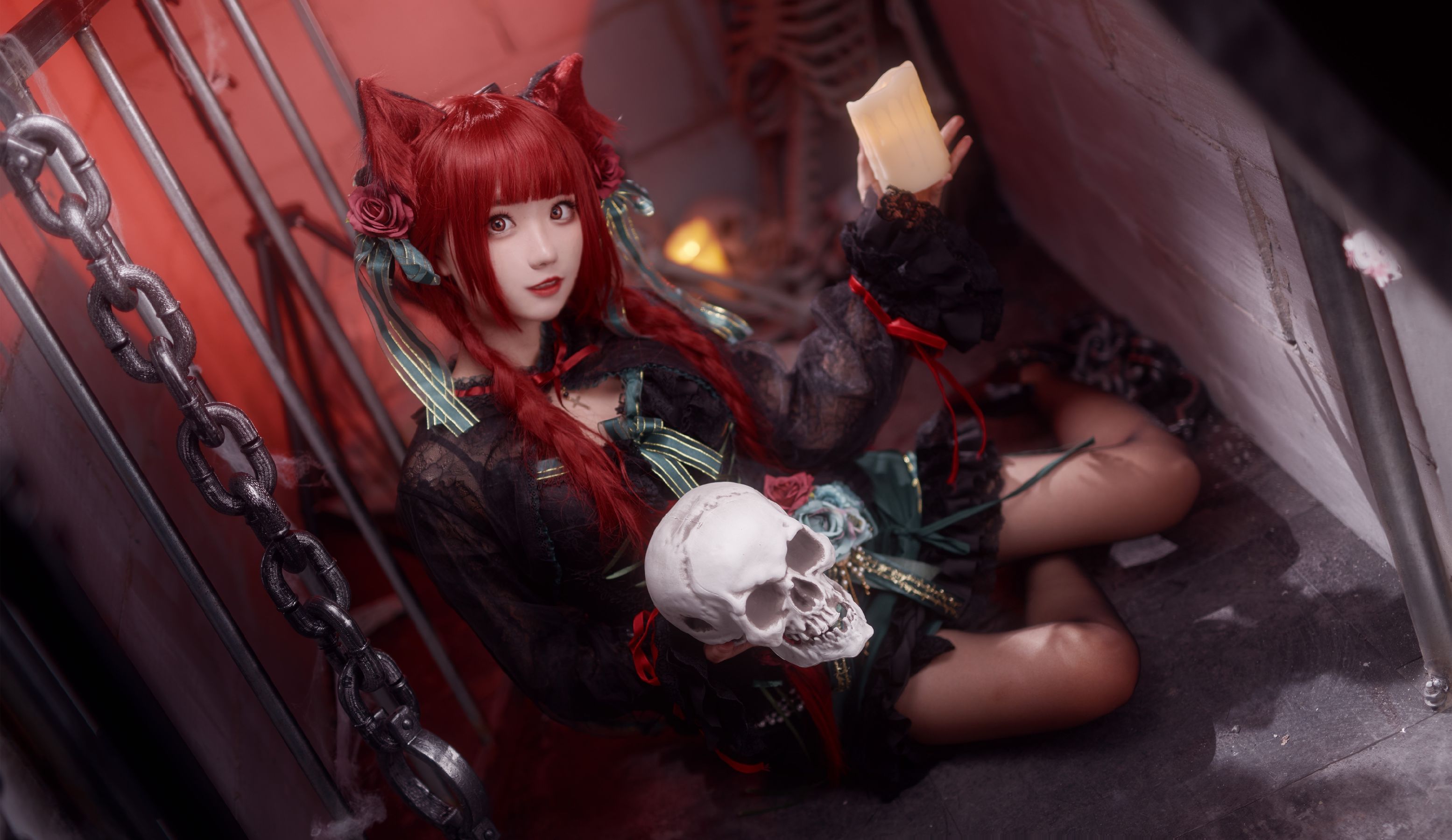 图片[8]-[福利COS] 花柒Hana – 火焰猫燐-秀臀网-高品质图集网