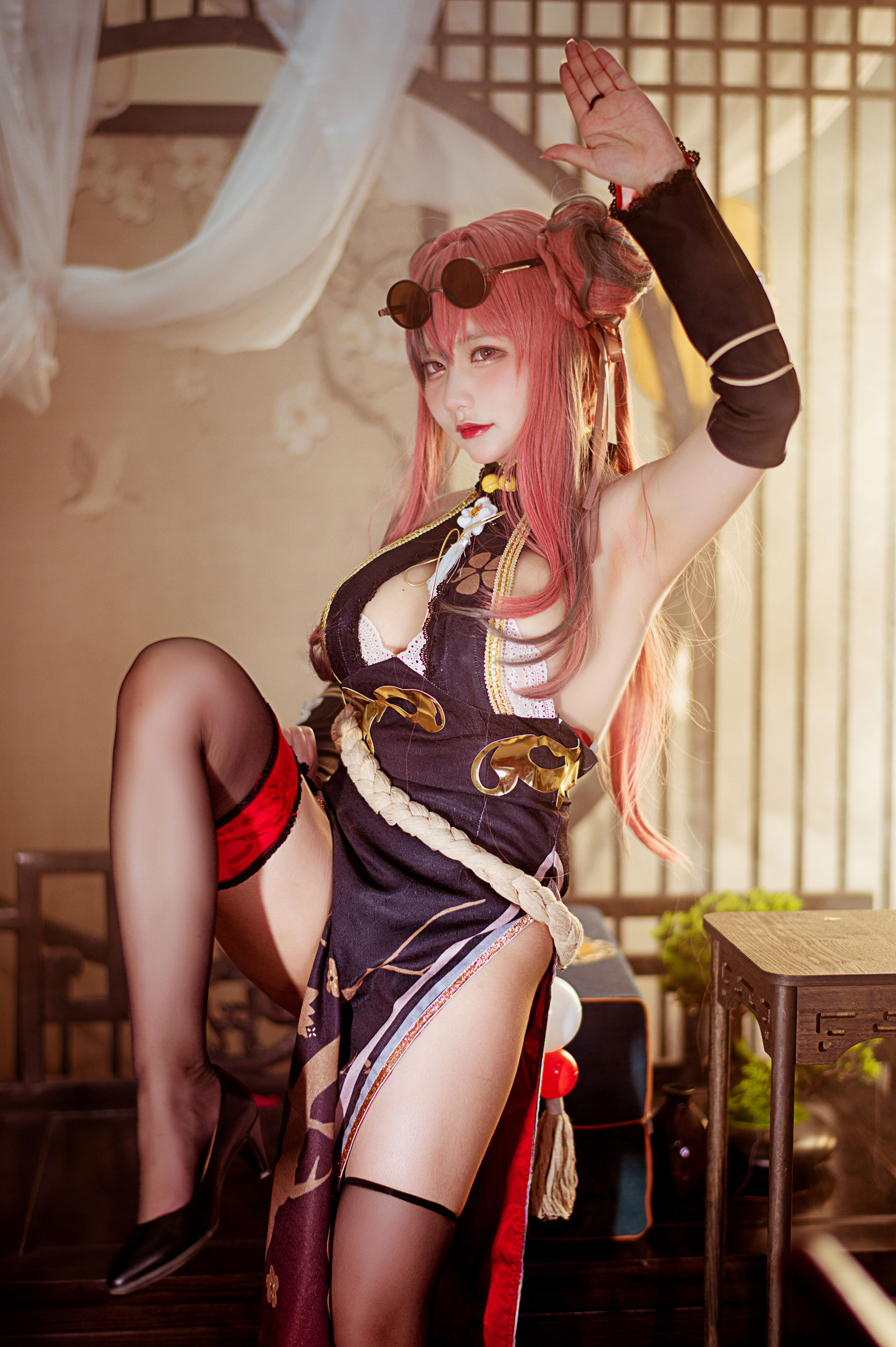 [网红COS] 是一只熊仔吗 – 布莱默顿 功夫少女-蕾丝百合网-美图分享,Cosplay美图,私房写真,套图下载