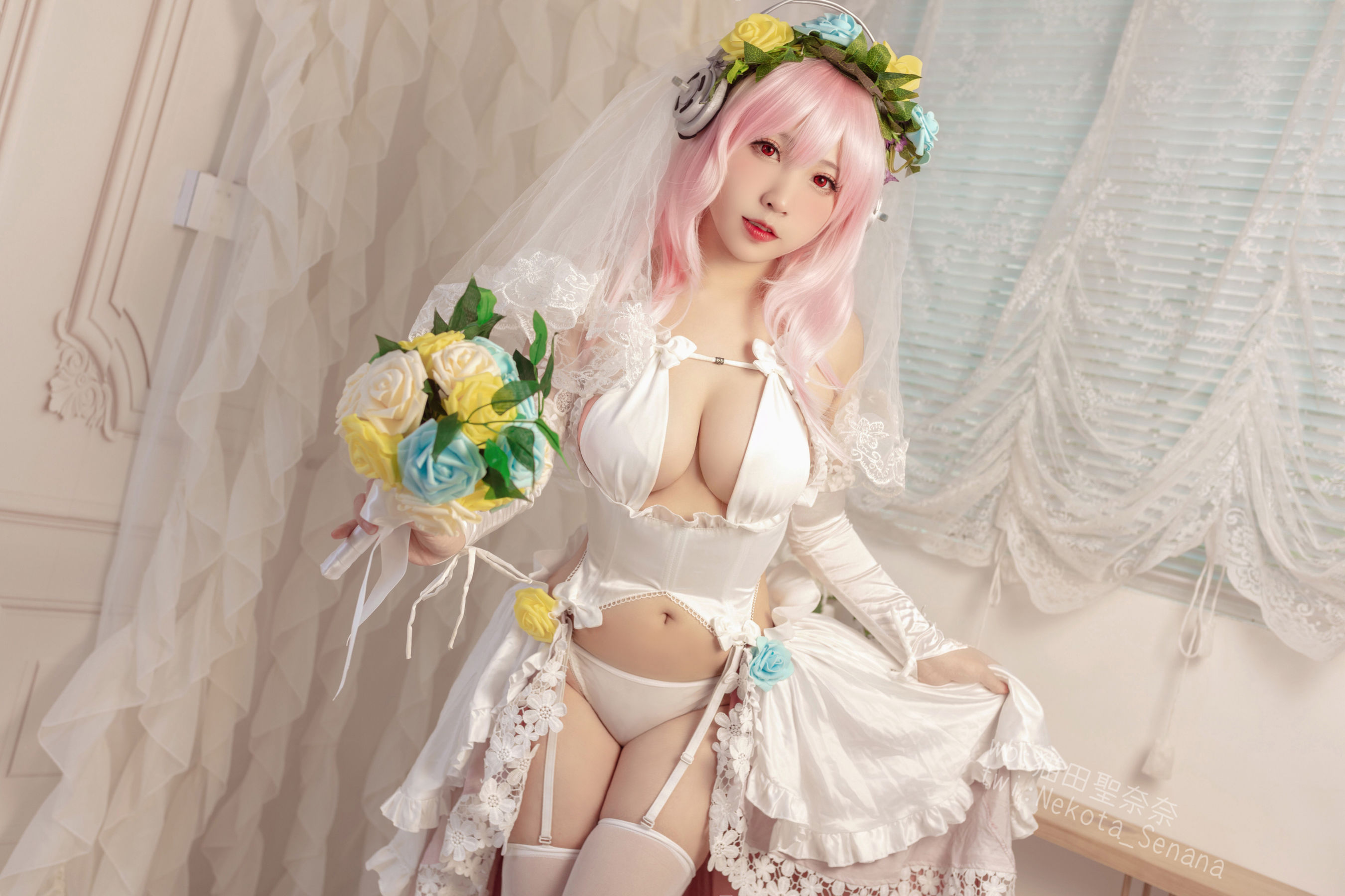 图片[7]-[COS福利] 动漫博主貓田聖奈奈 – 索尼子十周年花嫁-秀臀网-高品质图集网