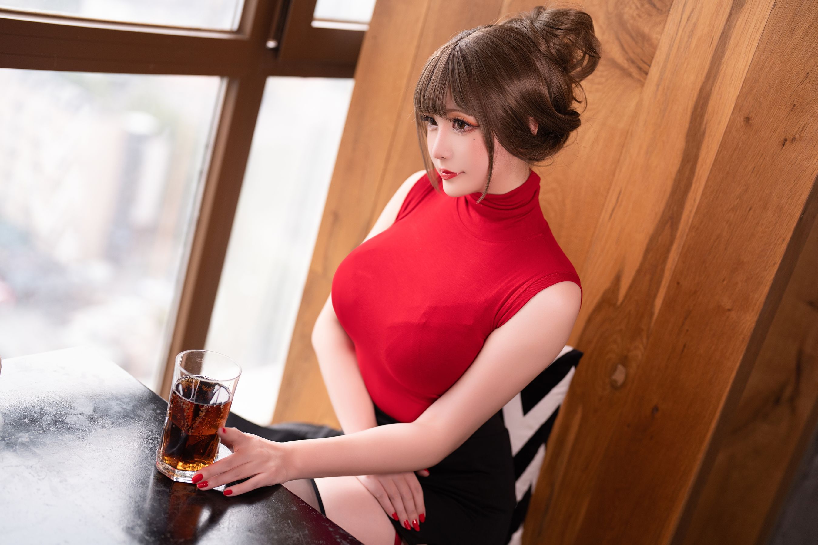 图片[8]-[福利COS] Coser小姐姐星之迟迟 – 约会OL-秀臀网-高品质图集网