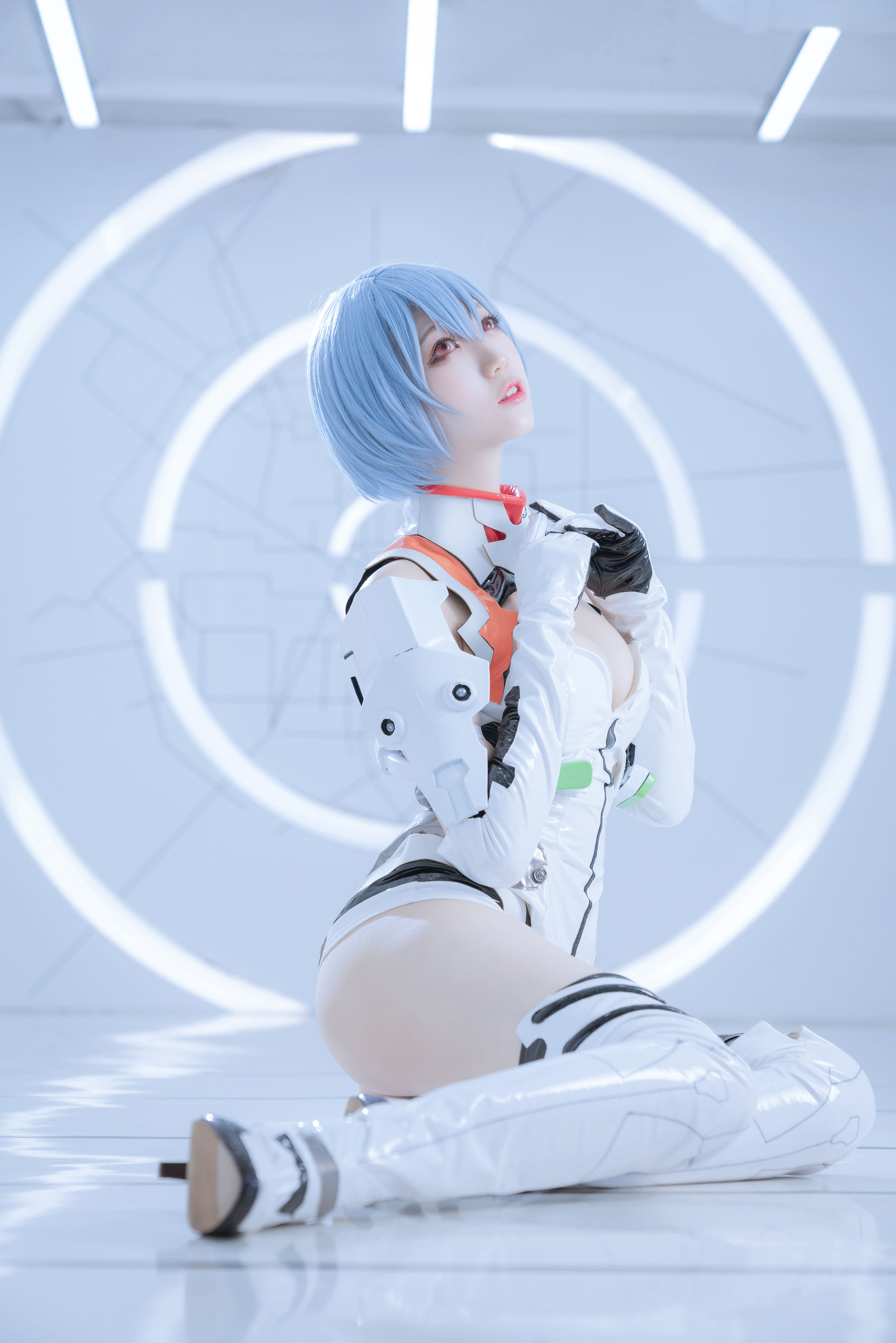 图片[9]-[Cosplay写真] 周叽是可爱兔兔 – 绫波丽 白战-秀臀网-高品质图集网