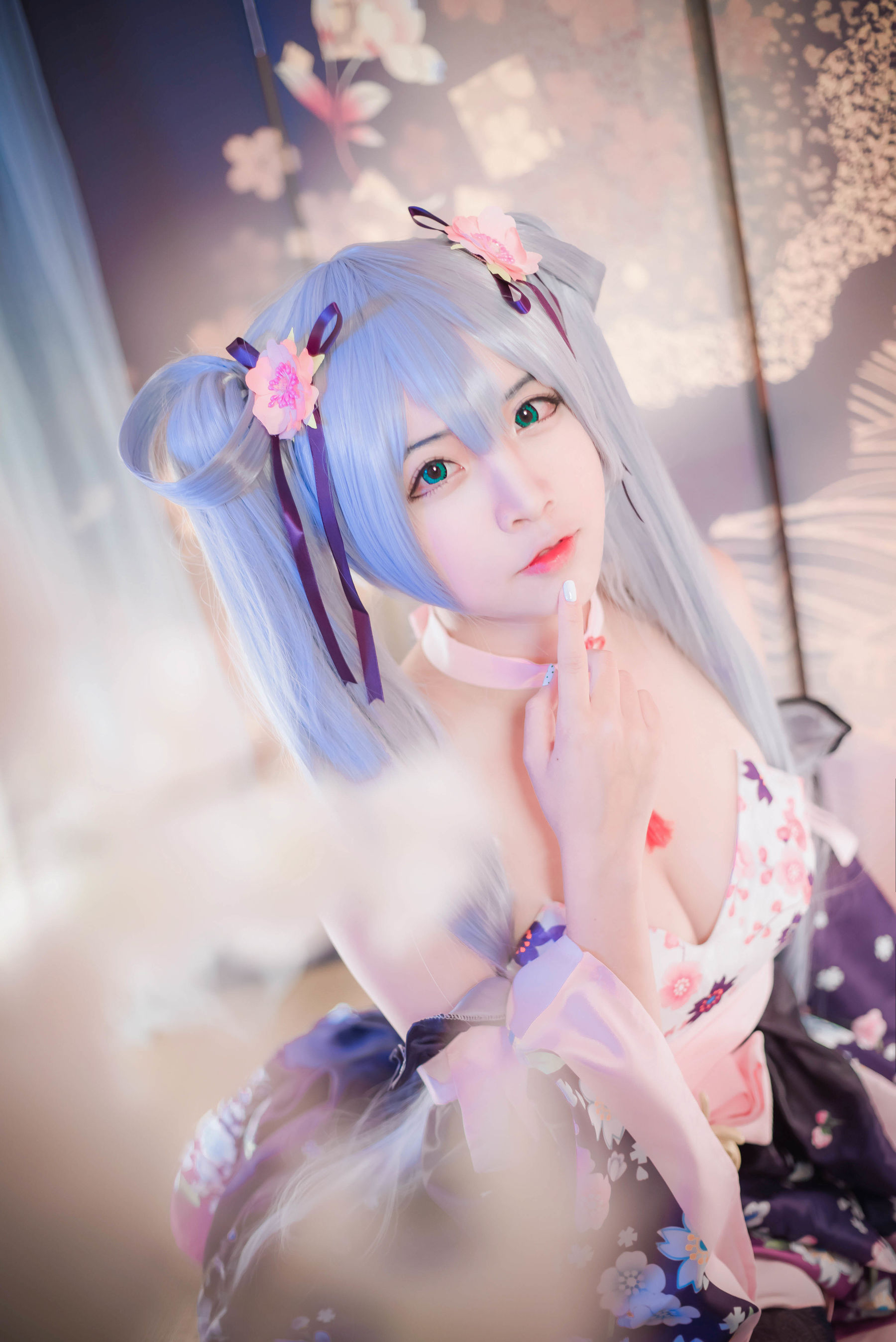 图片[2]-[Cosplay写真] 人气Coser二佐Nisa – 双马尾-蕾丝百合网-美图分享,Cosplay美图,私房写真,套图下载