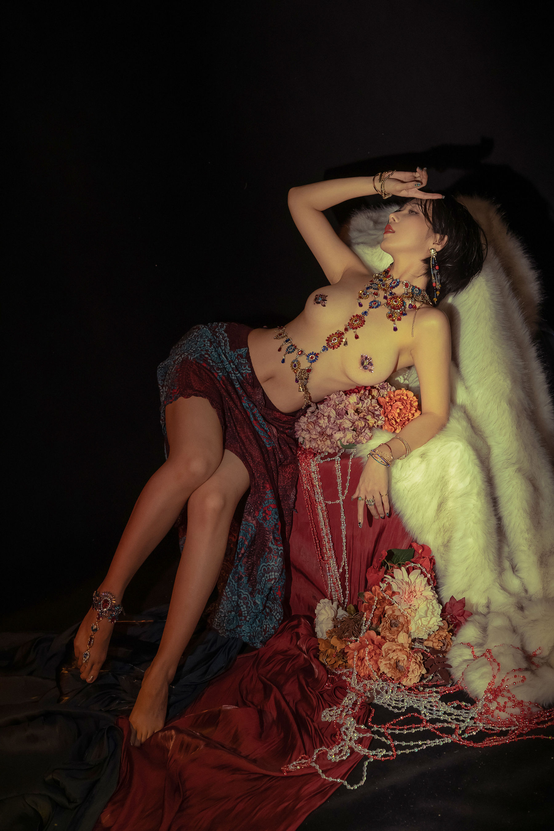 图片[3]-[福利COS] 云溪溪 – 奶桃 Topaz黄宝石-秀臀网-高品质图集网