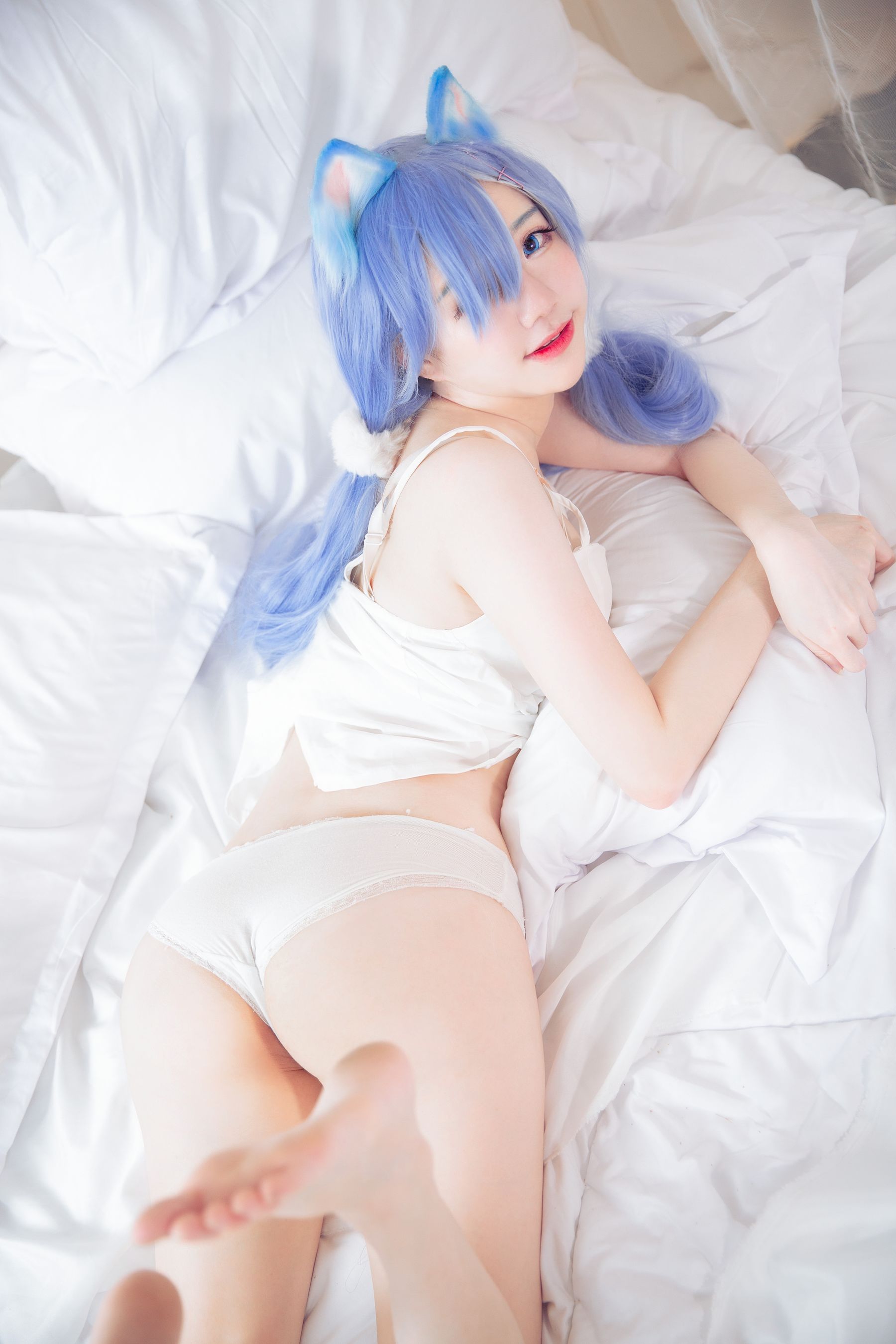 图片[7]-[网红COS] Sally Dorasnow – Rem White Kitty-秀臀网-高品质图集网