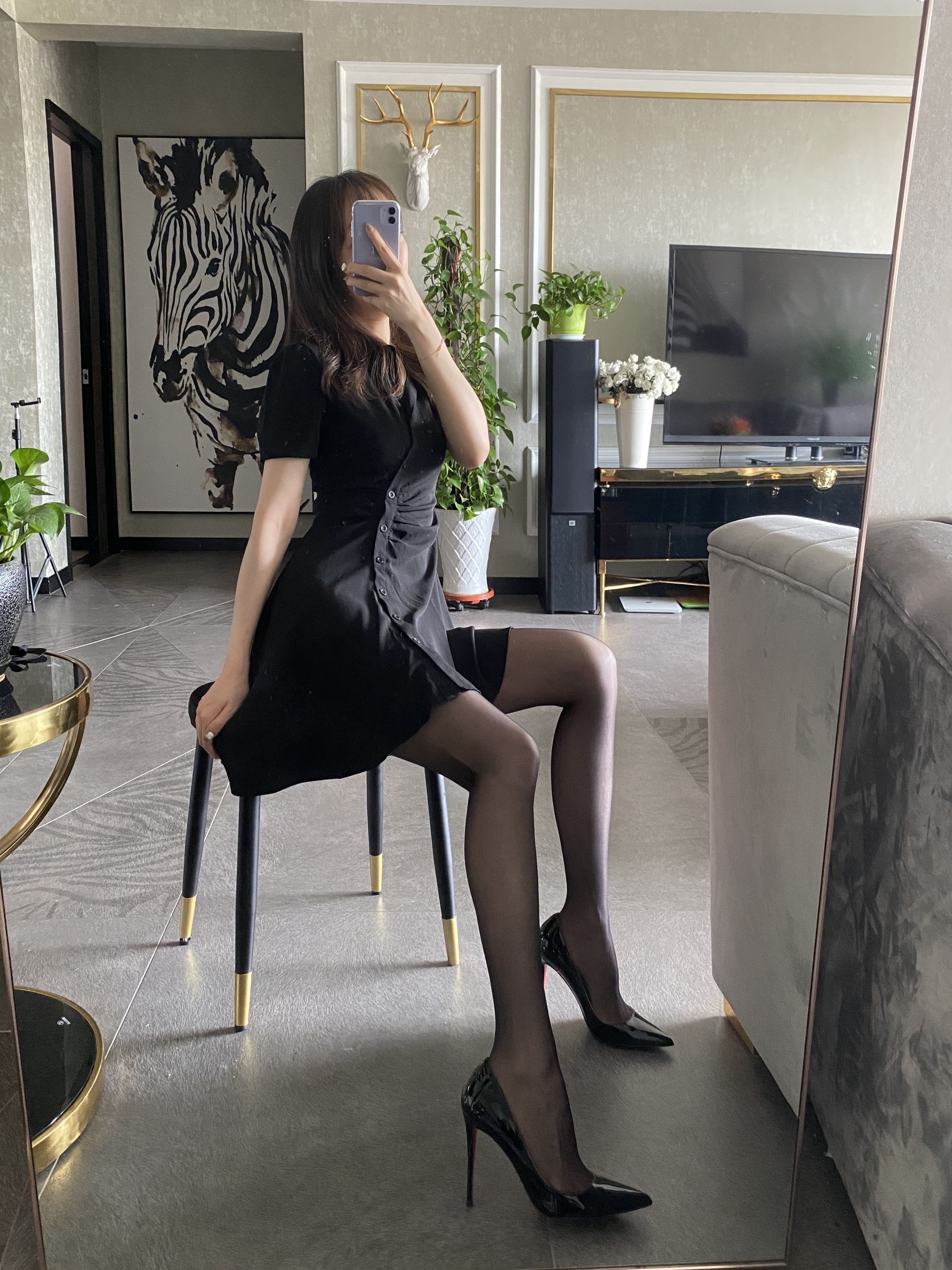 图片[4]-[福利COS] 丝足博主麋鹿_Monroe 2020.08.27 黑丝梦想-蕾丝百合网-美图分享,Cosplay美图,私房写真,套图下载