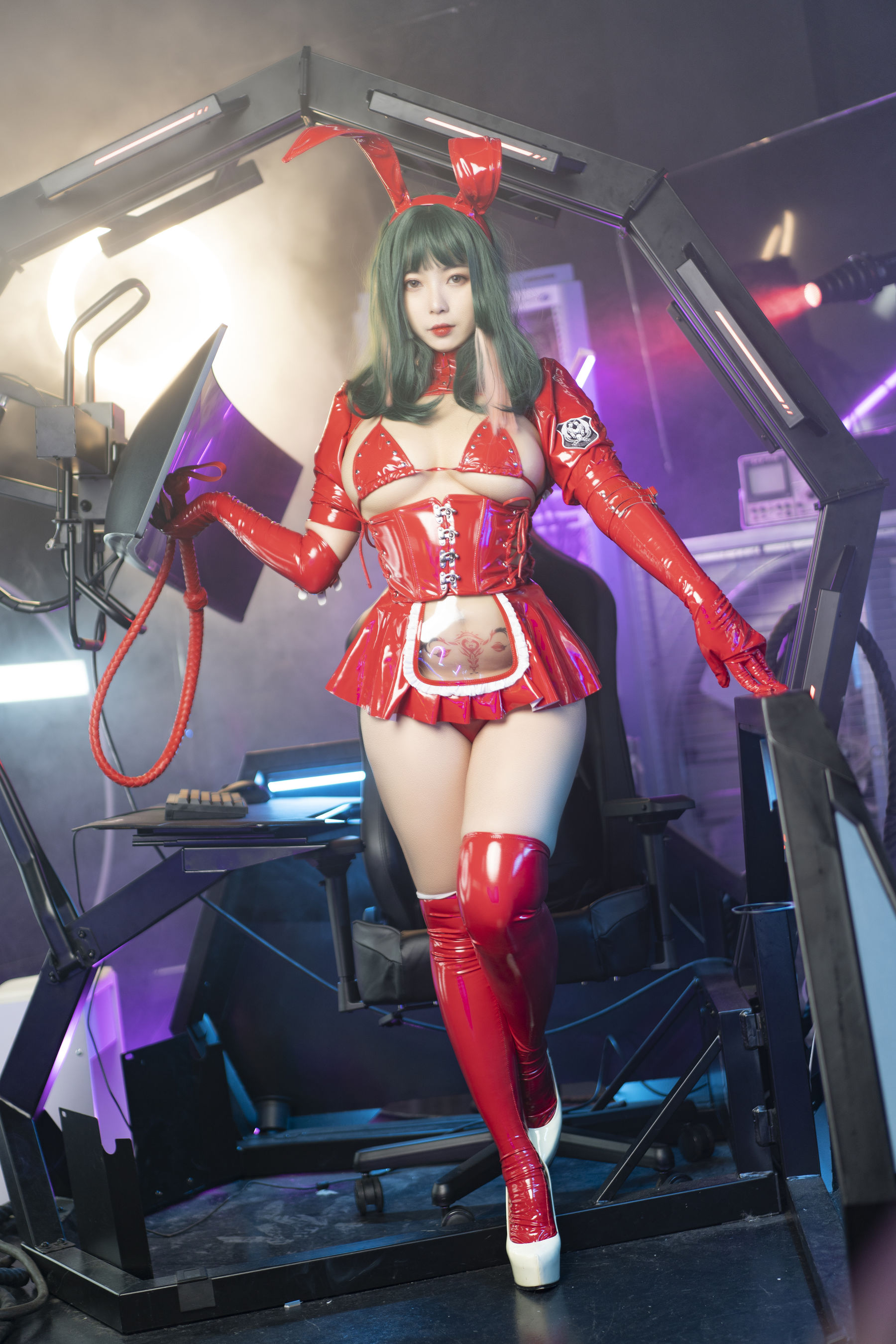珟_珏Dita – 暗黑兔女郎-蕾丝百合网-美图分享,Cosplay美图,私房写真,套图下载