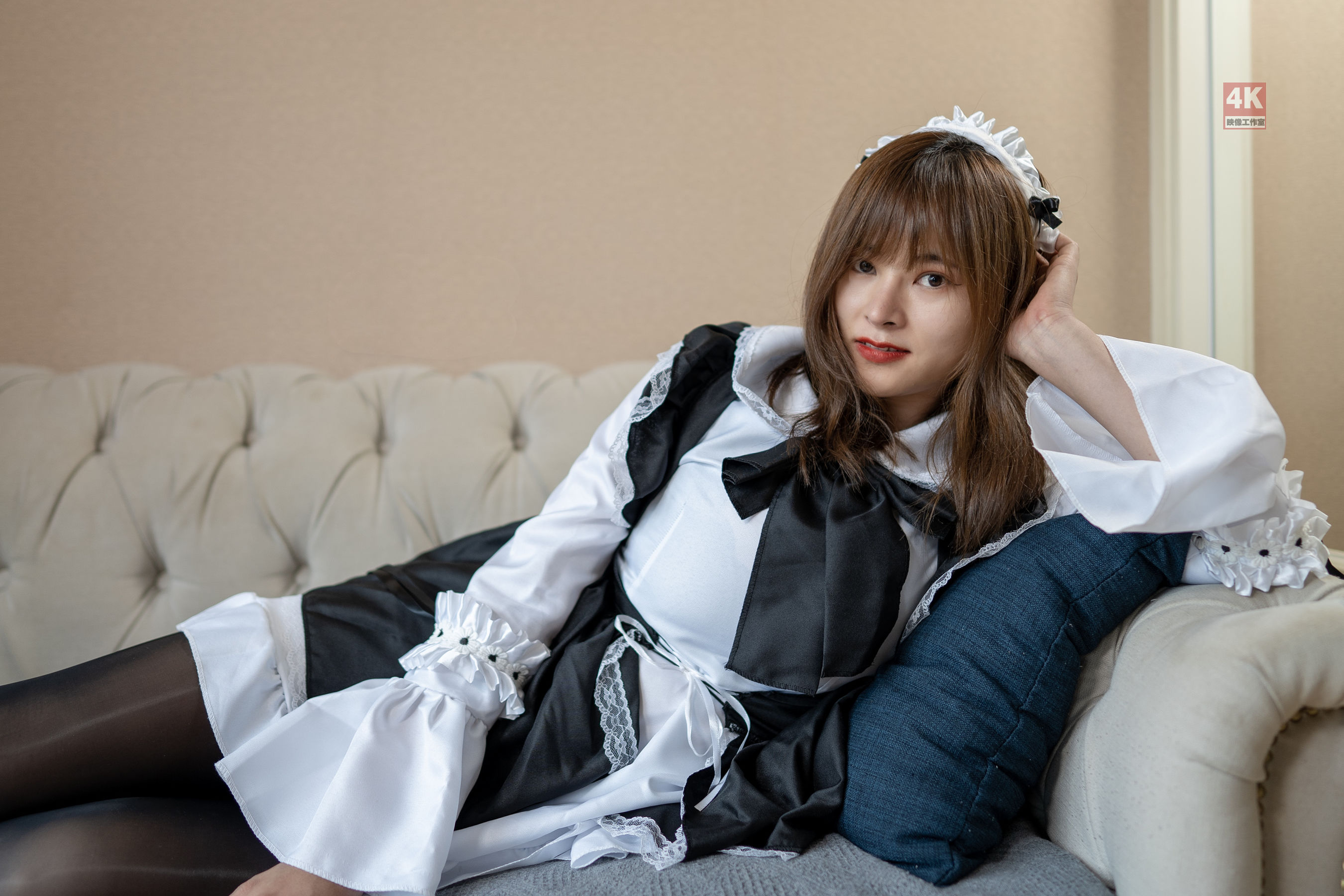 图片[9]-[丽柜Ligui] 网络丽人 Model 奈沐子 《女仆裙装》-秀臀网-高品质图集网