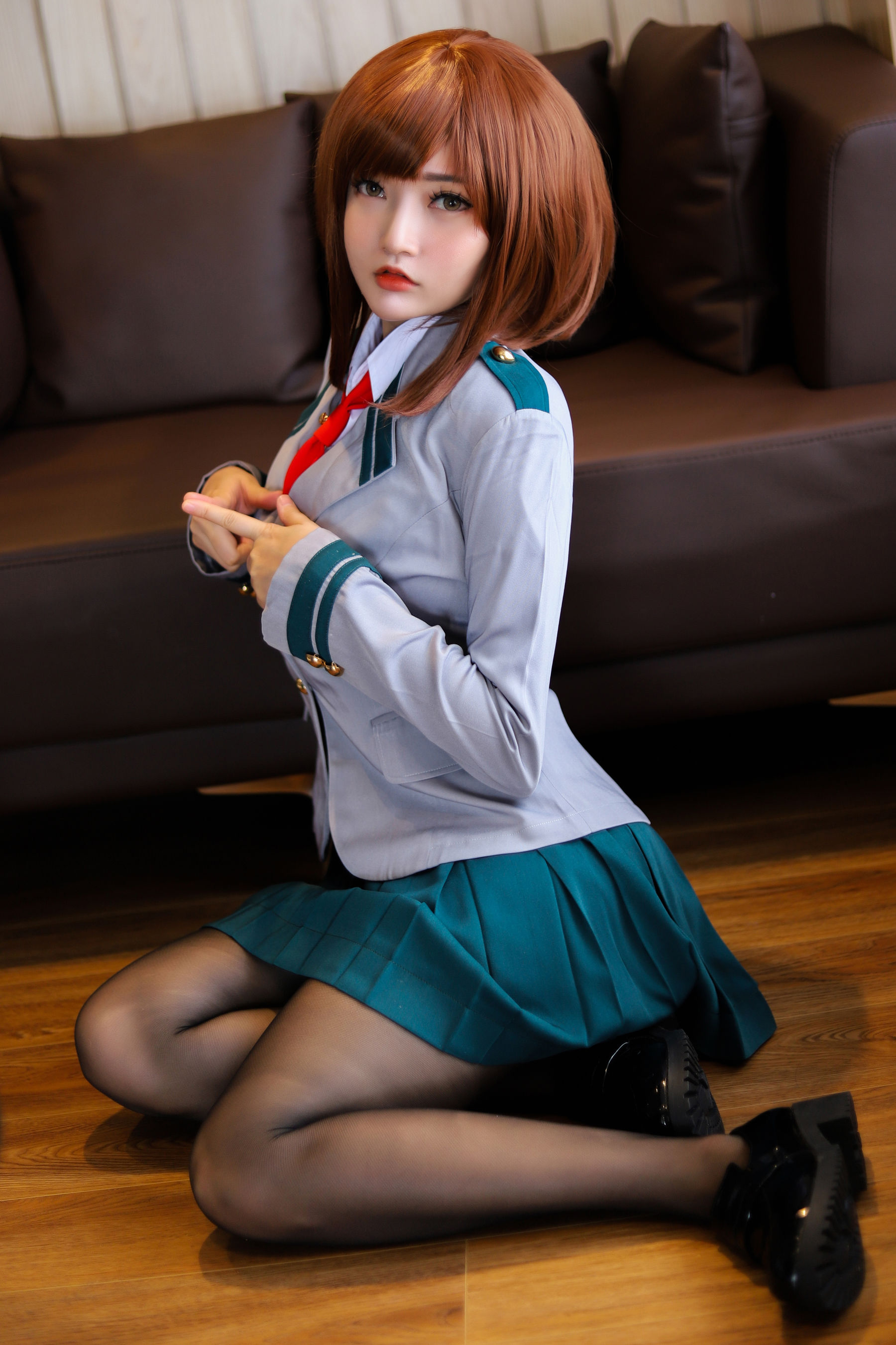 Coser小姐姐Potato Godzilla – Ochako Uraraka-蕾丝百合网-美图分享,Cosplay美图,私房写真,套图下载