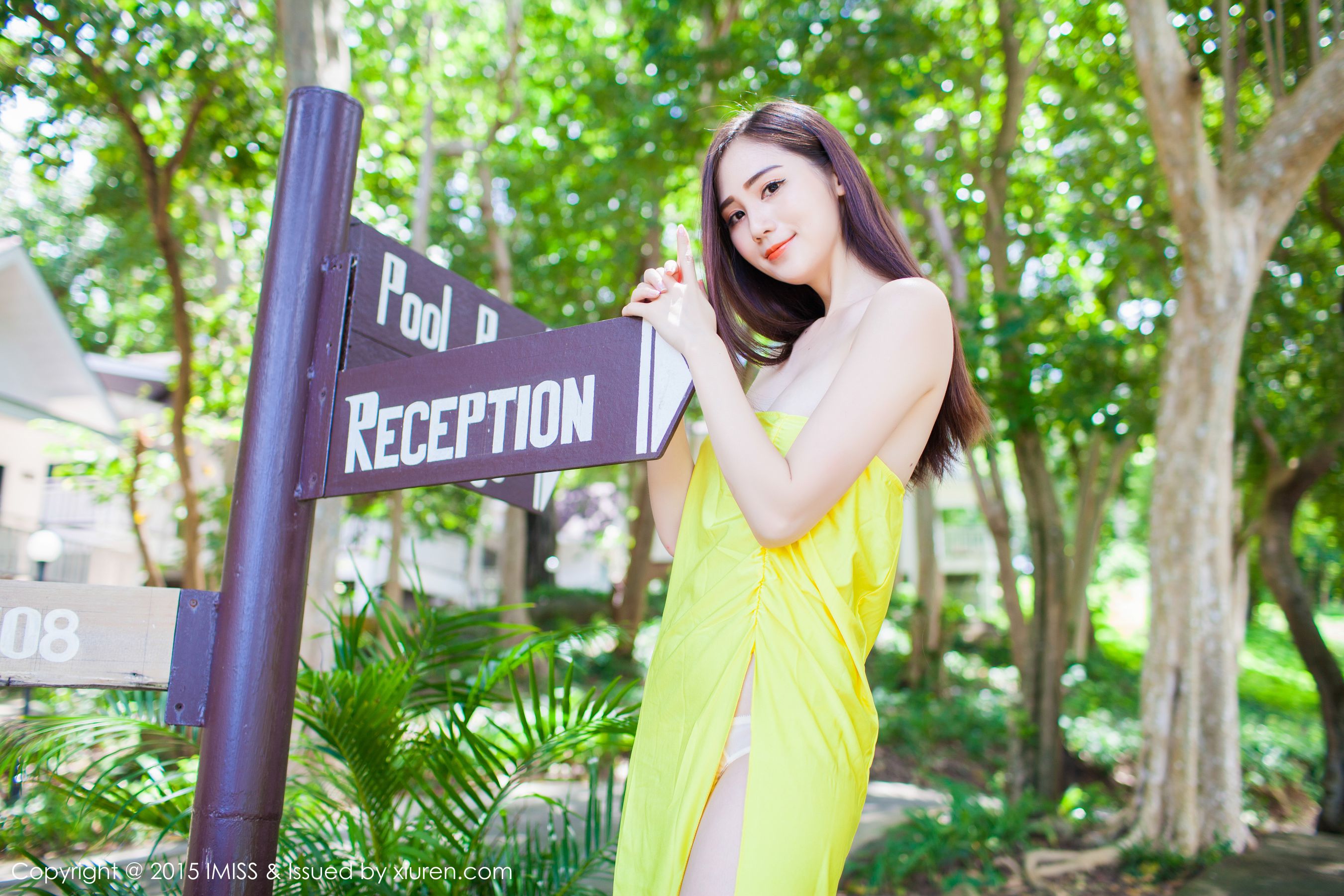 图片[8]-高挑美女SISY思《4套清新服饰》 [爱蜜社IMiss] Vol.041-秀臀网-高品质图集网