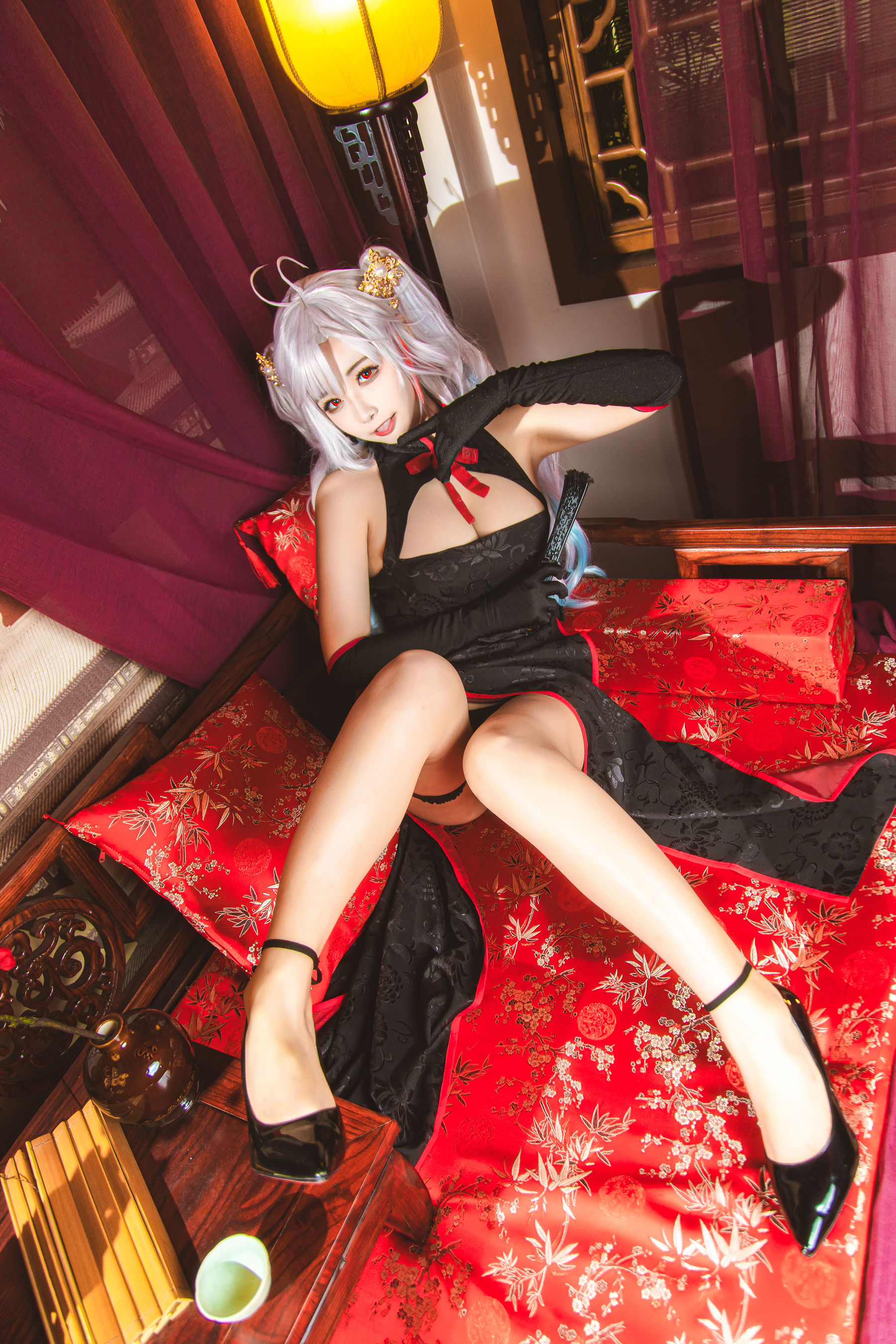 图片[9]-[COS福利] 微博妹子Momoko葵葵 – 欧根之旗袍-秀臀网-高品质图集网