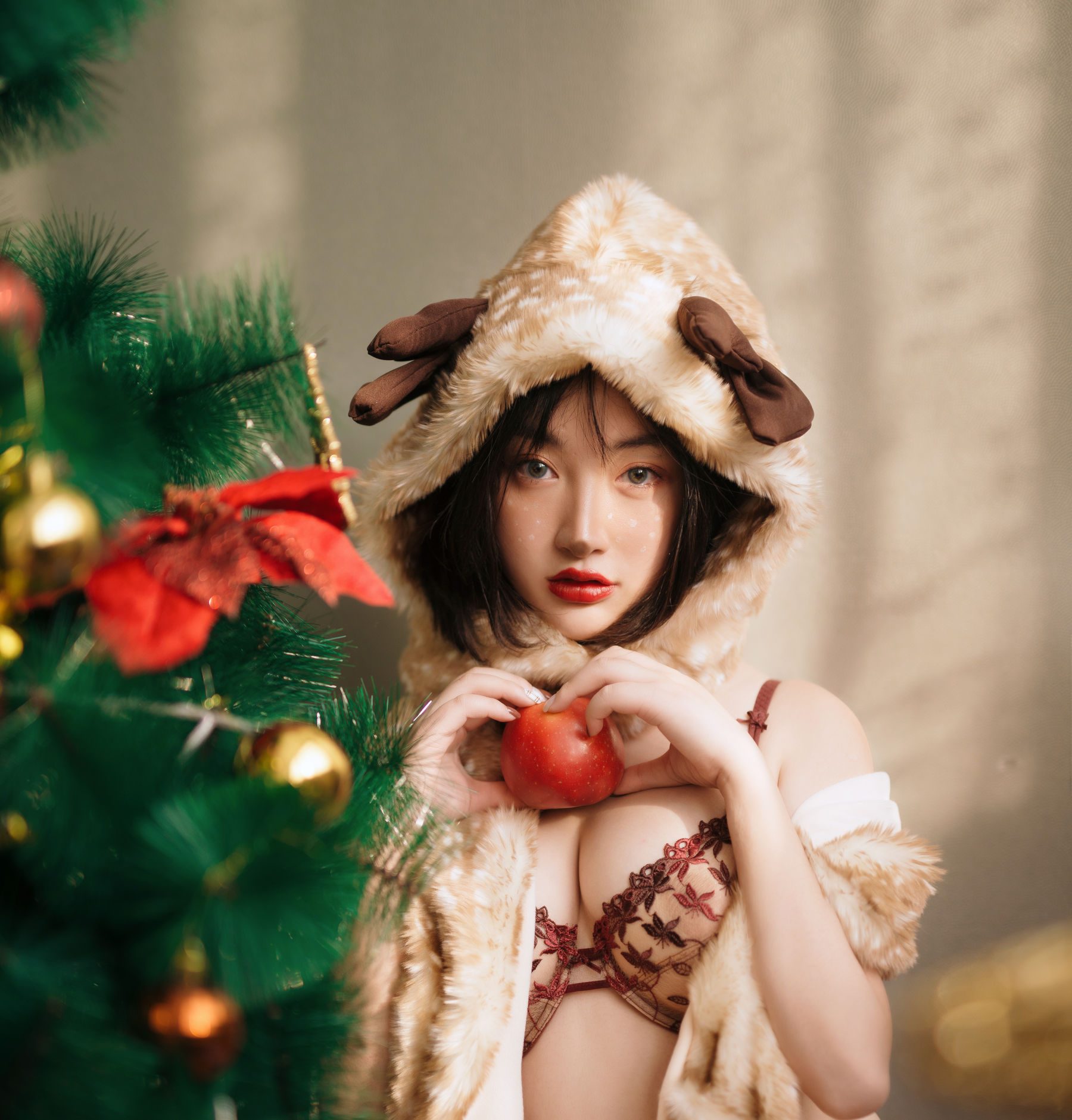 图片[8]-[福利COS] 模特野百合 – 圣诞-秀臀网-高品质图集网