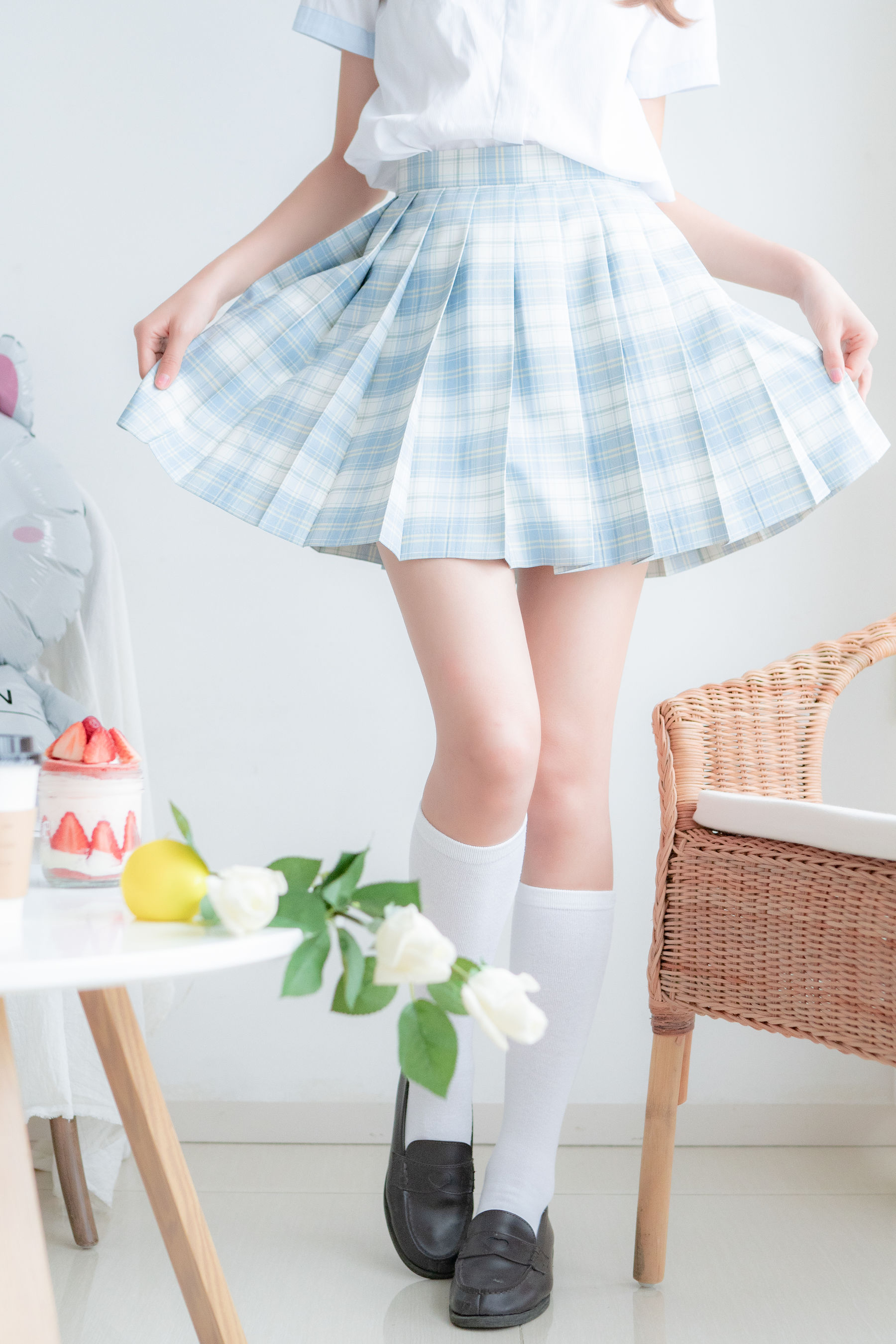 图片[7]-清纯妹子西瓜 民宿私房淡蓝JK-秀臀网-高品质图集网