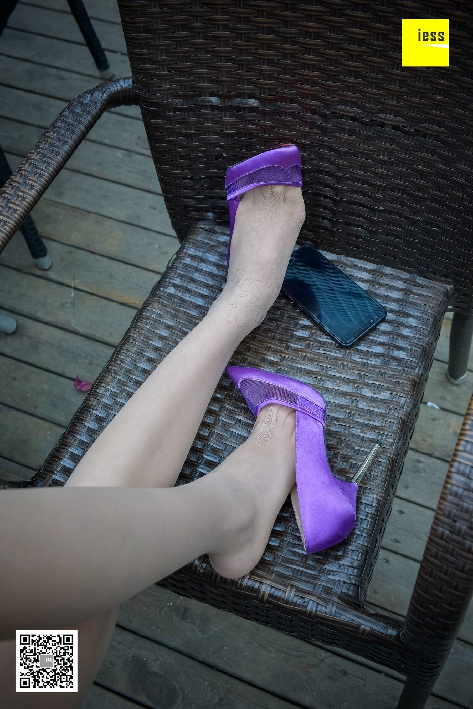 图片[9]-[异思趣向IESS] 模特七七 《透视趾缝媚紫高跟》-秀臀网-高品质图集网