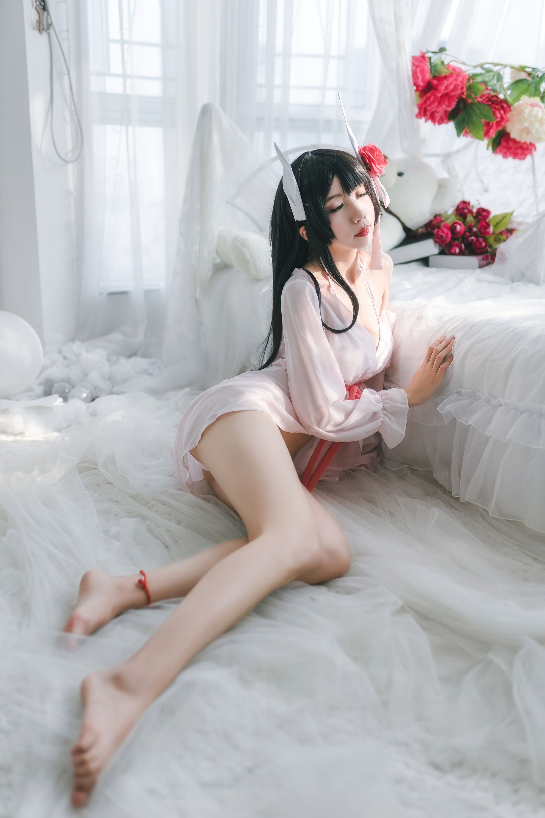 图片[8]-[Cosplay写真] 萌娘迷失人形QUQ – 鲟（比叡）月下巡游-秀臀网-高品质图集网