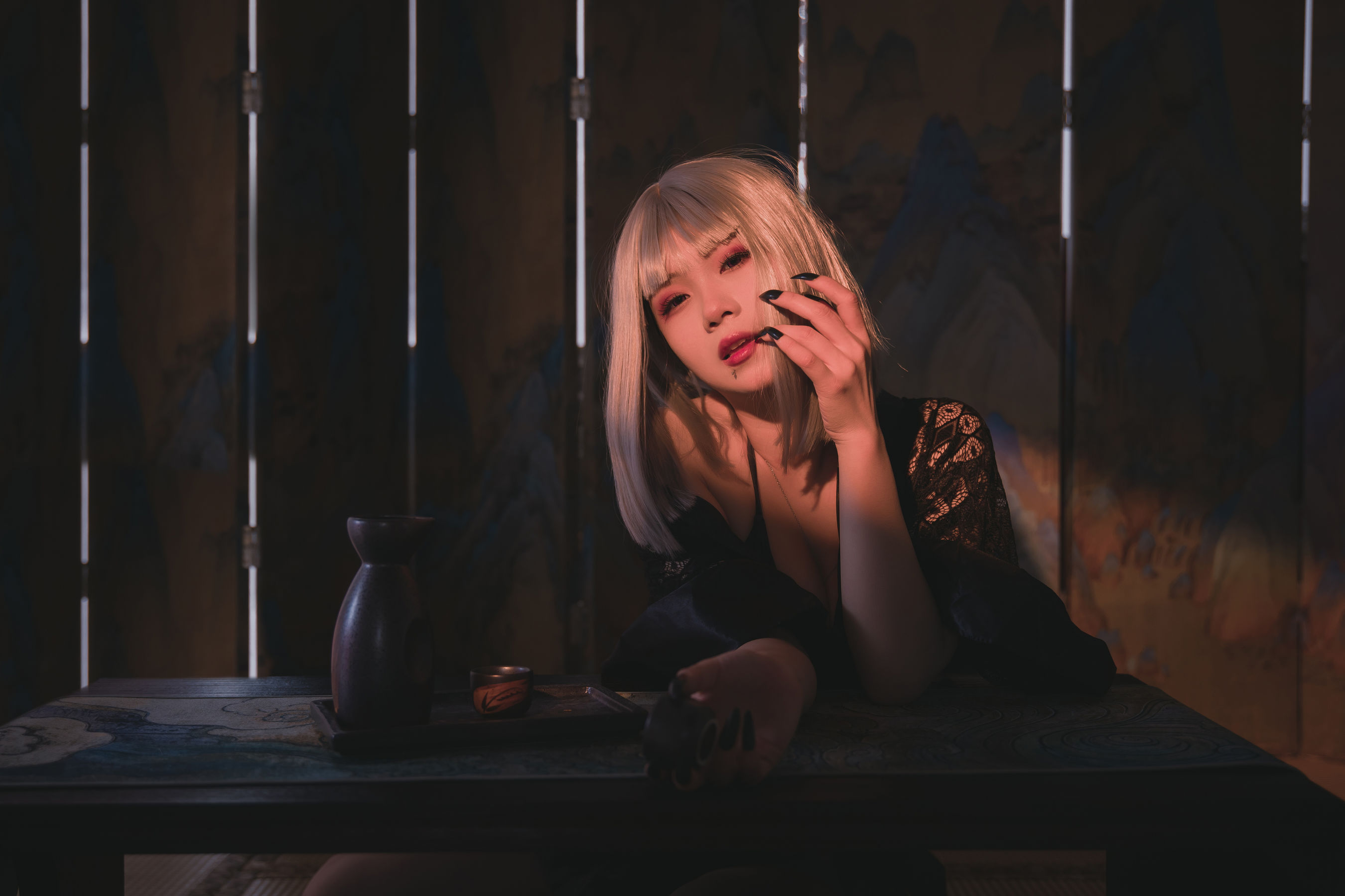 图片[3]-[福利COS] 末夜787 – 五月舰长 和服-蕾丝百合网-美图分享,Cosplay美图,私房写真,套图下载