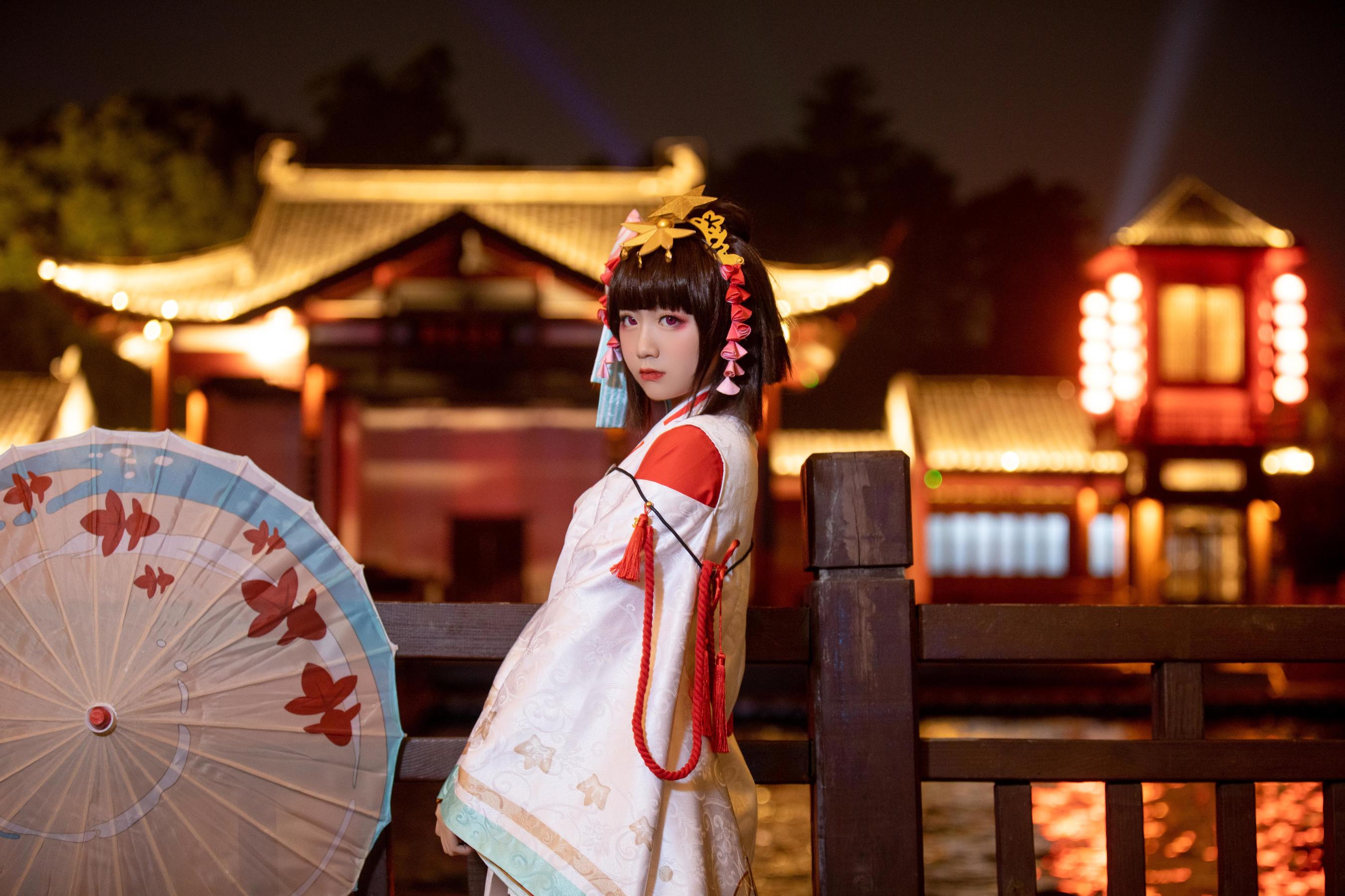 图片[7]-[Cosplay写真] 动漫博主弦音sic – 阴阳师 神乐-秀臀网-高品质图集网