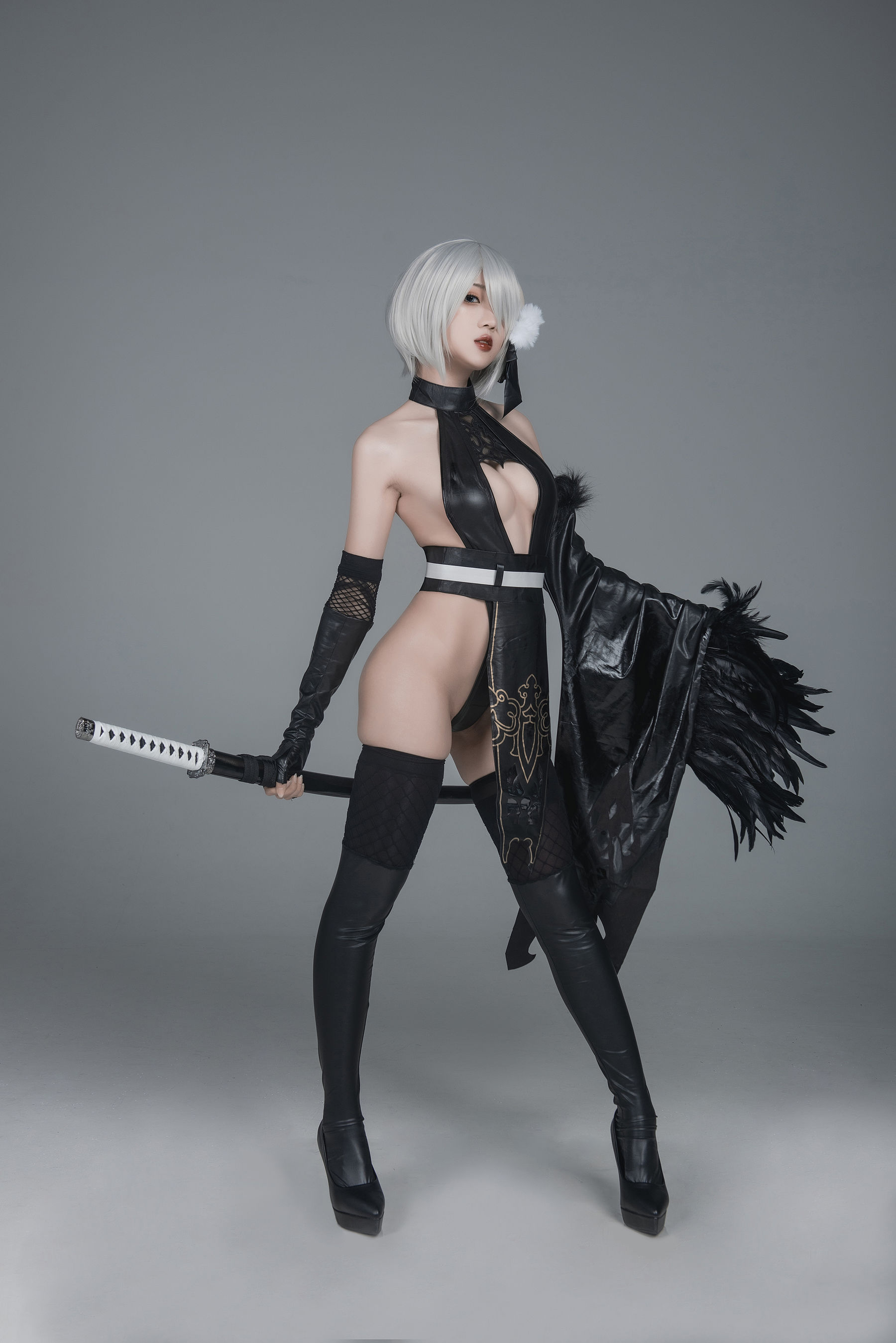 图片[4]-[福利COS] 瓦斯塔亚小龙虾 – 2号B型 忍者-蕾丝百合网-美图分享,Cosplay美图,私房写真,套图下载