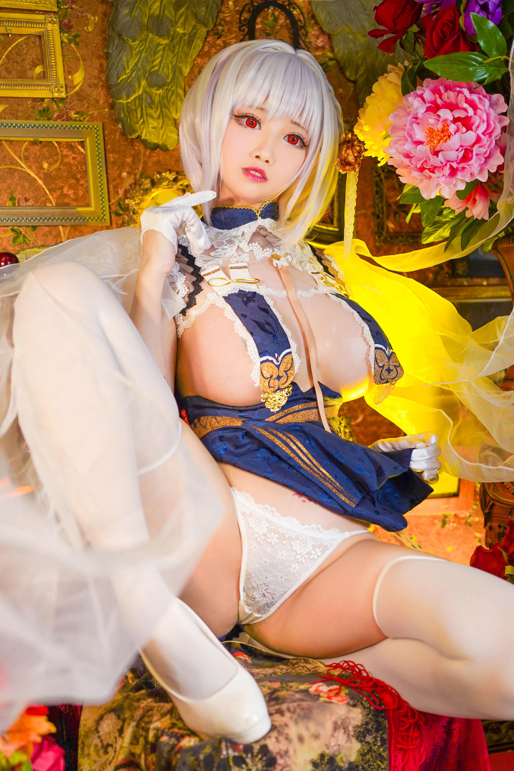 图片[5]-[网红COSER写真] Coser萱-KaYa – 天狼星旗袍-蕾丝百合网-美图分享,Cosplay美图,私房写真,套图下载