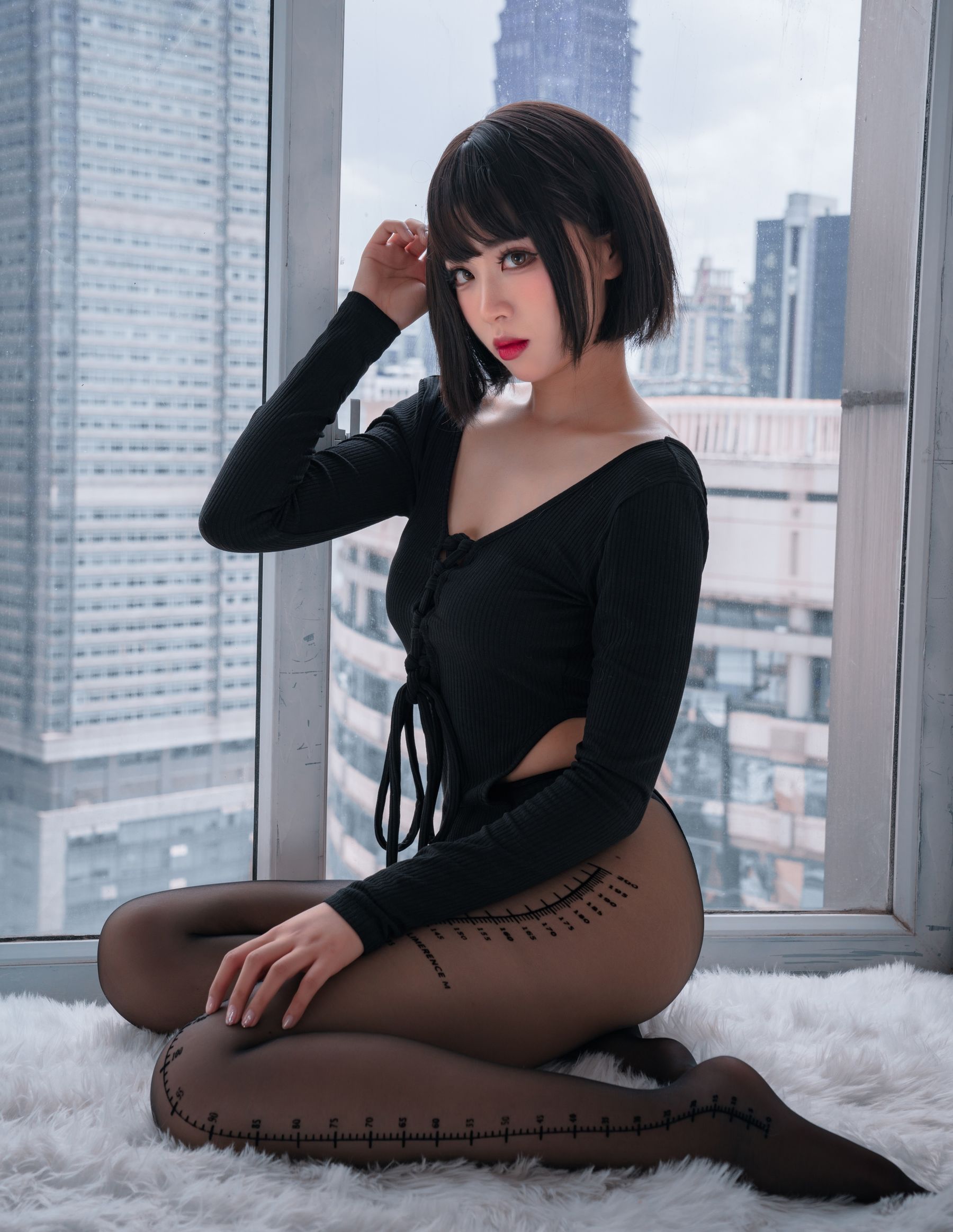 图片[9]-[福利COS] 轩萧学姐 – 量个腰围-秀臀网-高品质图集网