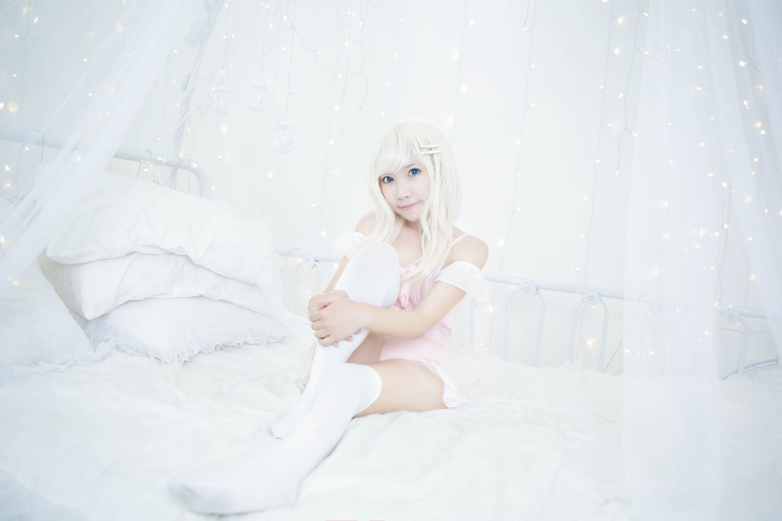 图片[8]-萝莉蜜嘟喵 粉色泳衣-秀臀网-高品质图集网