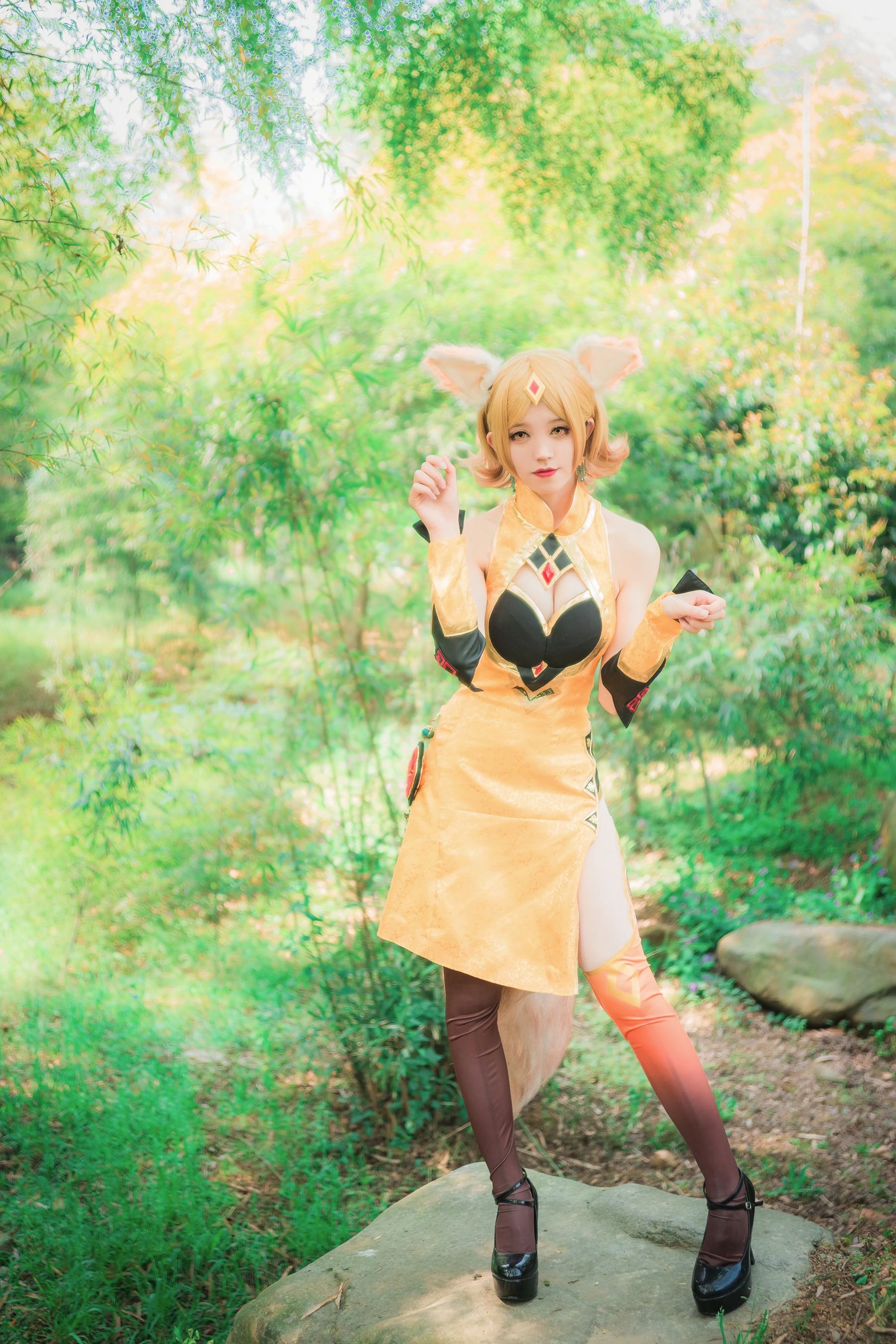 [COS福利] Coser__KETTOE – 王者荣耀 妲己-蕾丝百合网-美图分享,Cosplay美图,私房写真,套图下载