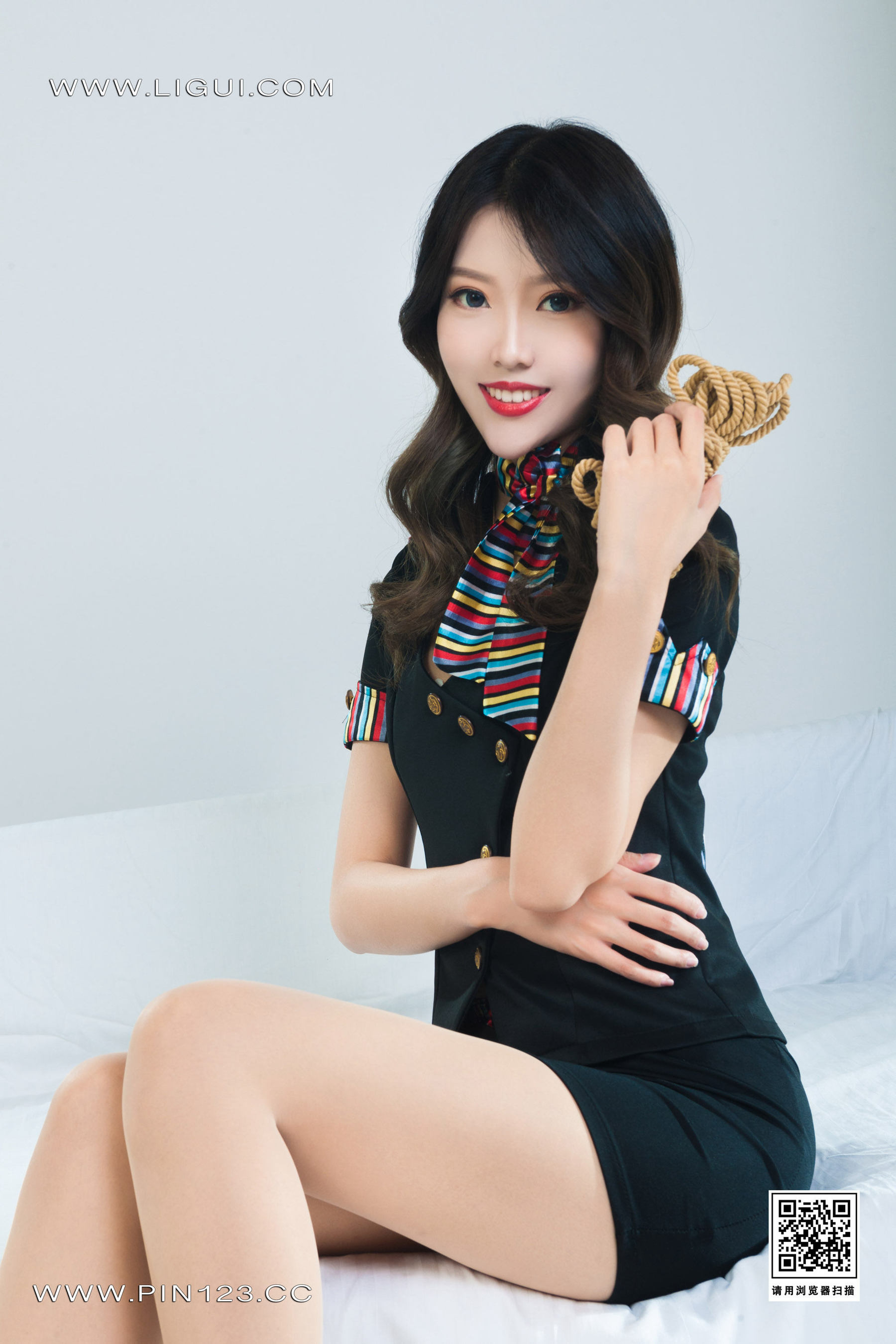 图片[7]-[Ligui丽柜] 2023.05.18 绳虐空姐 钟情-秀臀网-高品质图集网