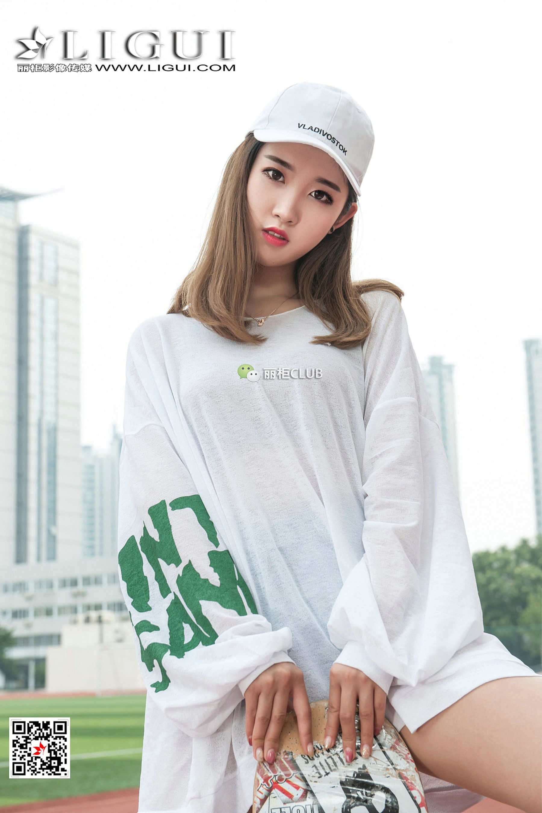 图片[9]-Model 筱筱《滑板少女丝足全套》 [丽柜Ligui]-秀臀网-高品质图集网