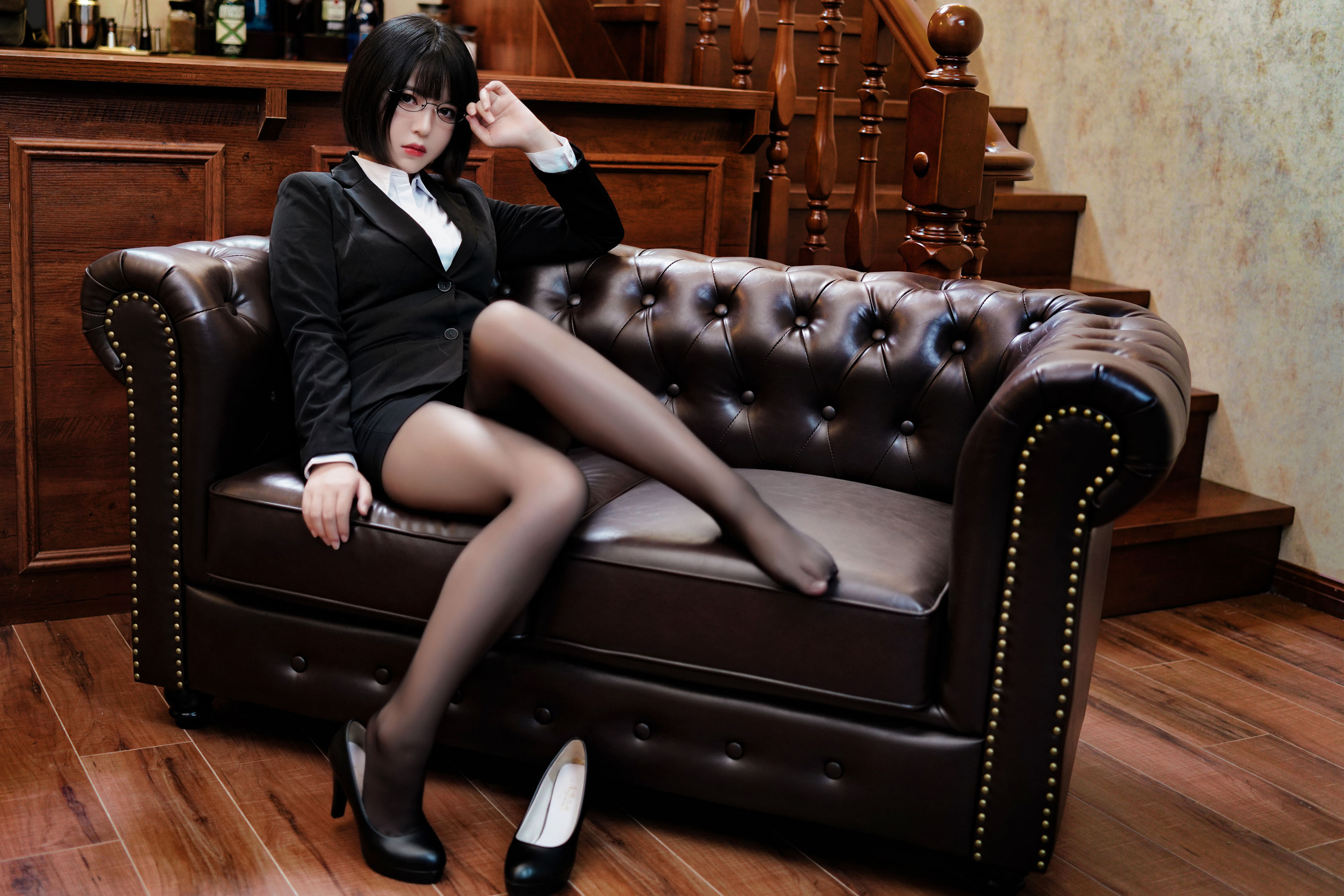 图片[3]-[网红COSER写真] 半半子 – OL様-蕾丝百合网-美图分享,Cosplay美图,私房写真,套图下载
