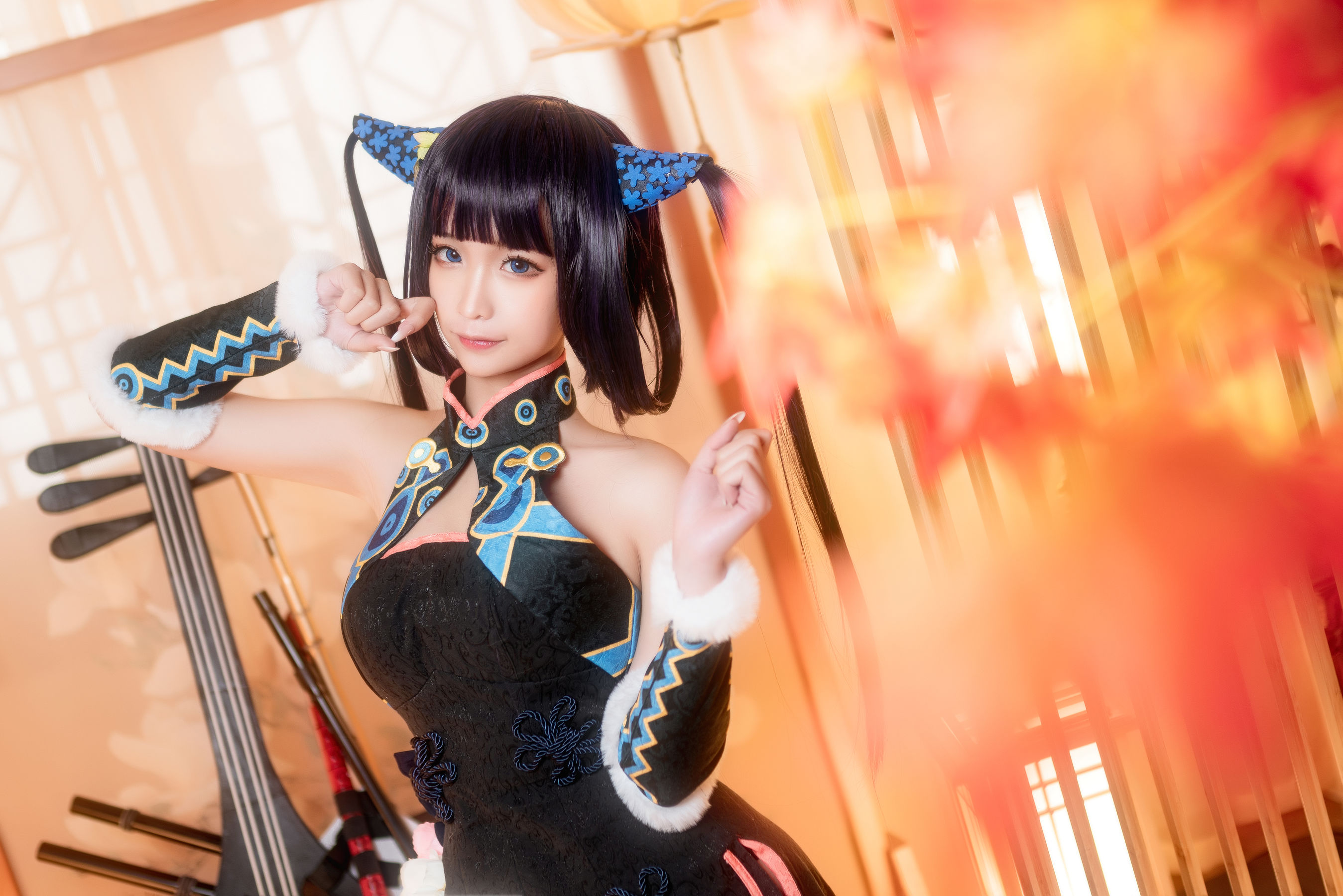 图片[8]-[Cosplay写真] 动漫博主蠢沫沫 – 杨玉环二破-秀臀网-高品质图集网