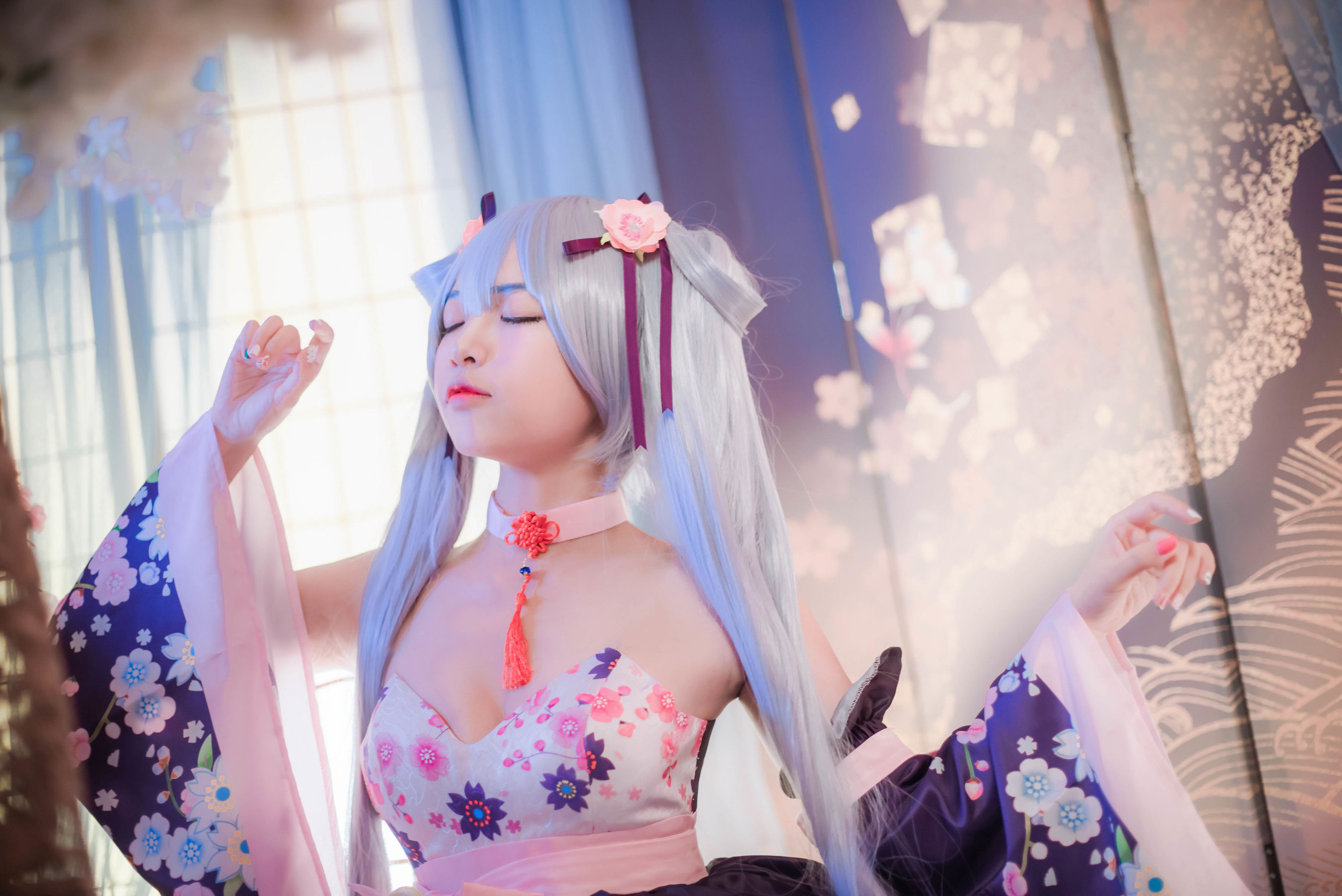 图片[3]-[Cosplay写真] 人气Coser二佐Nisa – 双马尾-蕾丝百合网-美图分享,Cosplay美图,私房写真,套图下载