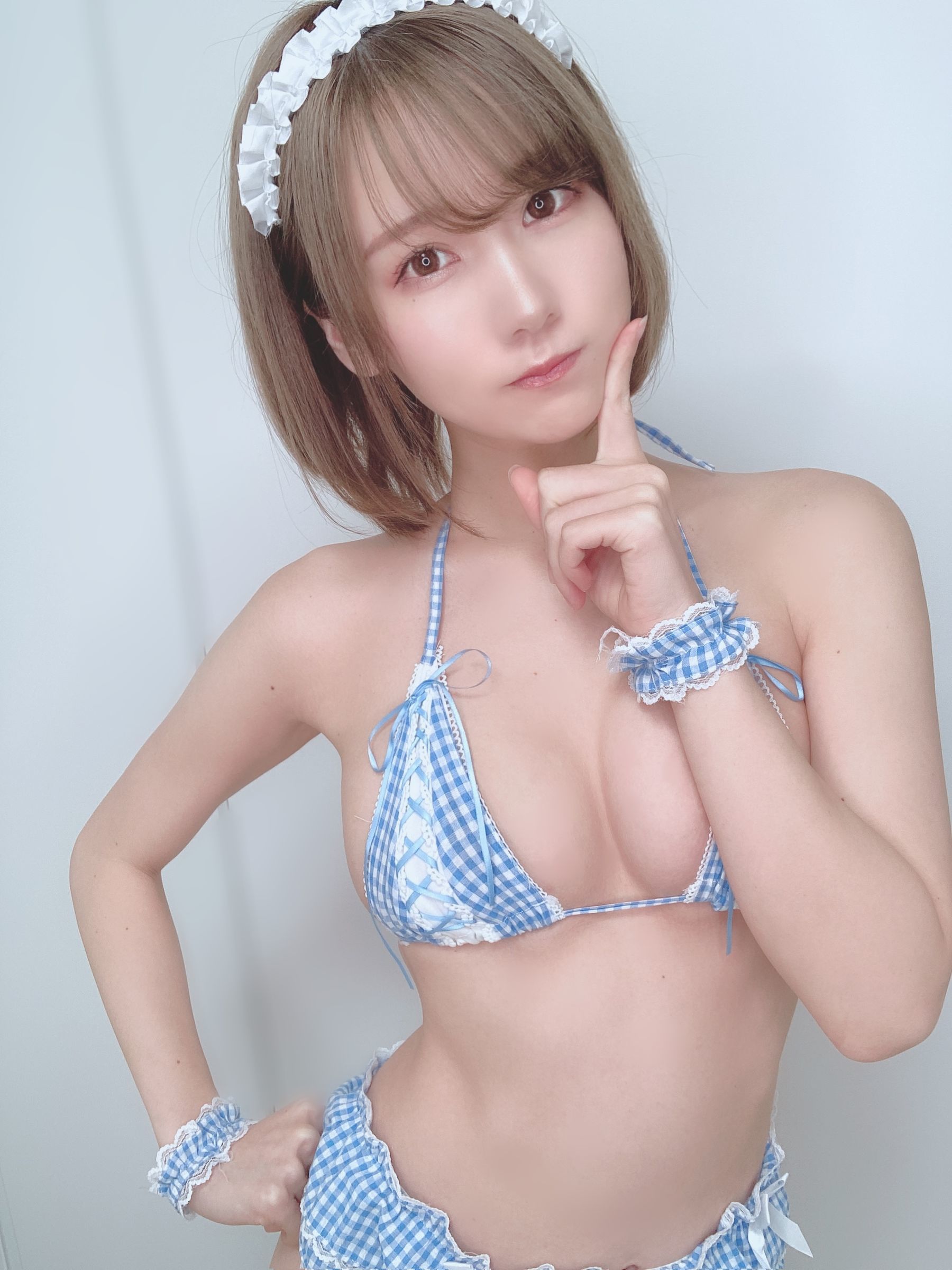 图片[9]-[网红COSER] 日本甜美COSERけんけん[fantia] 2020.09 ギンガムチェック-秀臀网-高品质图集网