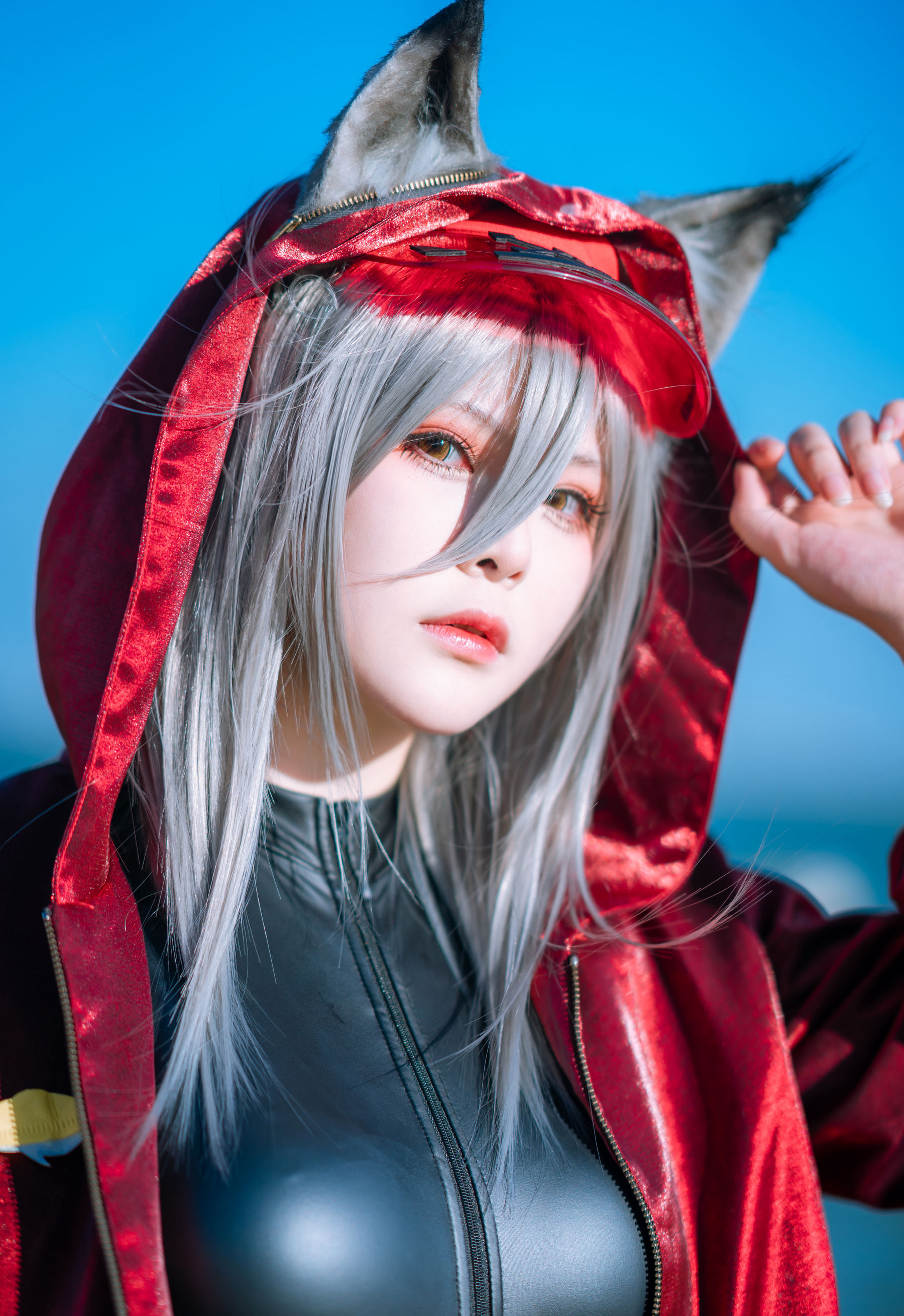 图片[3]-动漫博主w百合欧皇子w – 明日方舟 轻风 LB01 红-蕾丝百合网-美图分享,Cosplay美图,私房写真,套图下载