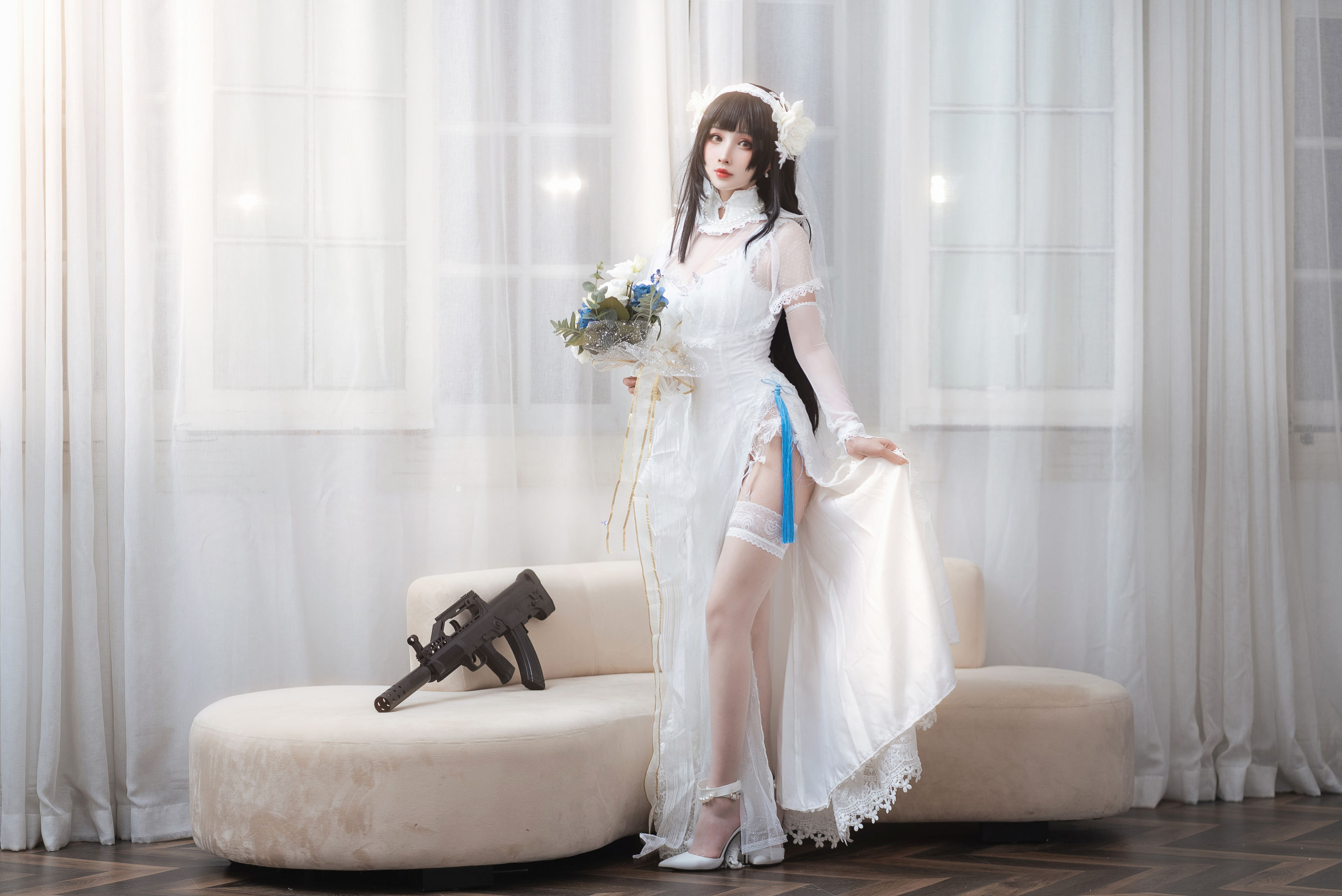 图片[4]-[网红COSER写真] COS福利rioko凉凉子 – 95花嫁-蕾丝百合网-美图分享,Cosplay美图,私房写真,套图下载