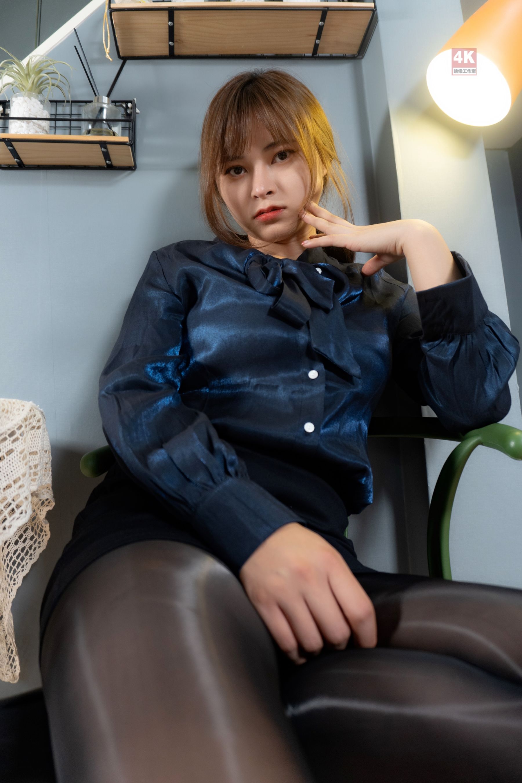 图片[6]-[丽柜Ligui] 网络丽人 Model 奈沐子 《黑秘书 ro 白秘书》-秀臀网-高品质图集网