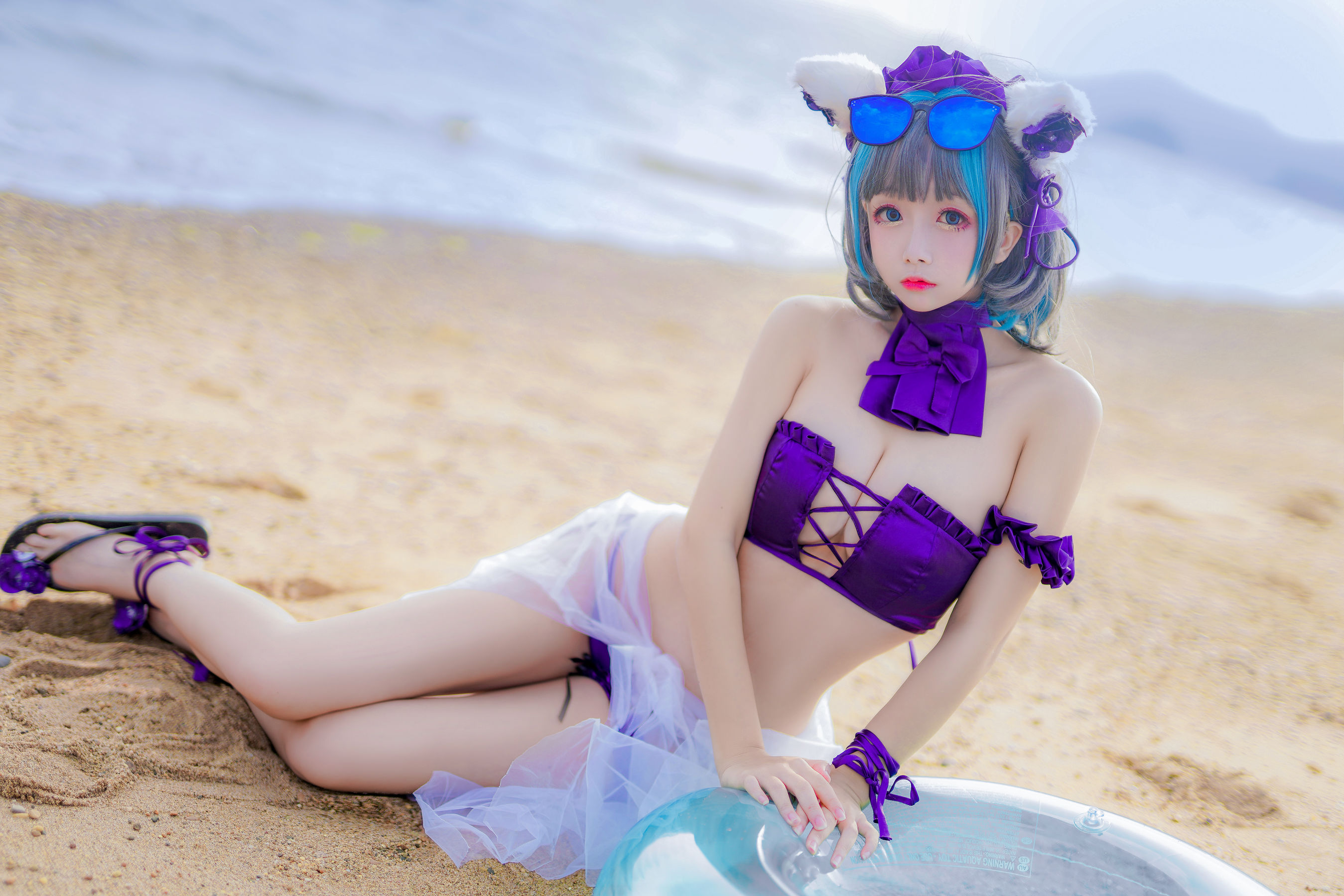 图片[3]-[COS福利] Cosplay日奈娇 – 柴郡猫泳装-蕾丝百合网-美图分享,Cosplay美图,私房写真,套图下载