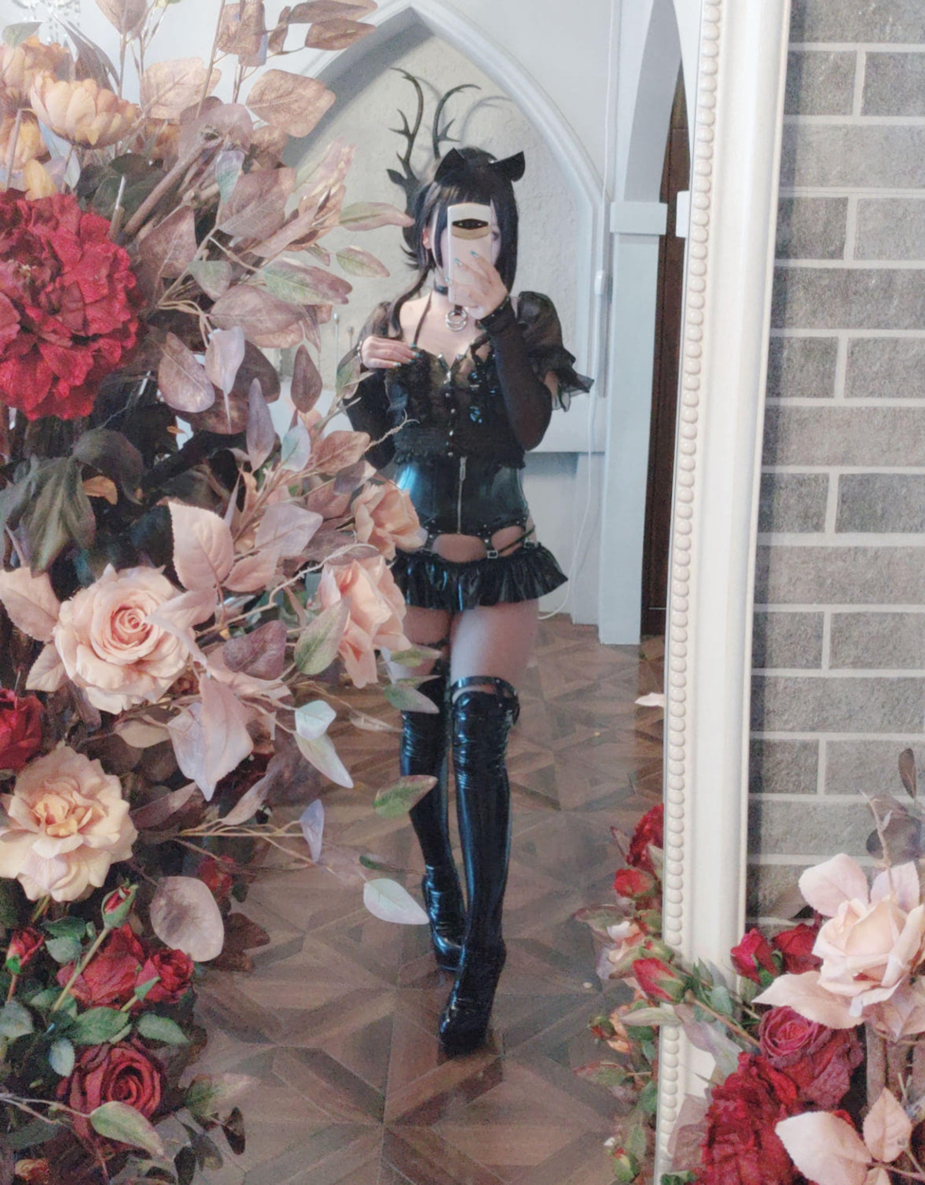 Cosplay日奈娇 – 皮衣系列-蕾丝百合网-美图分享,Cosplay美图,私房写真,套图下载