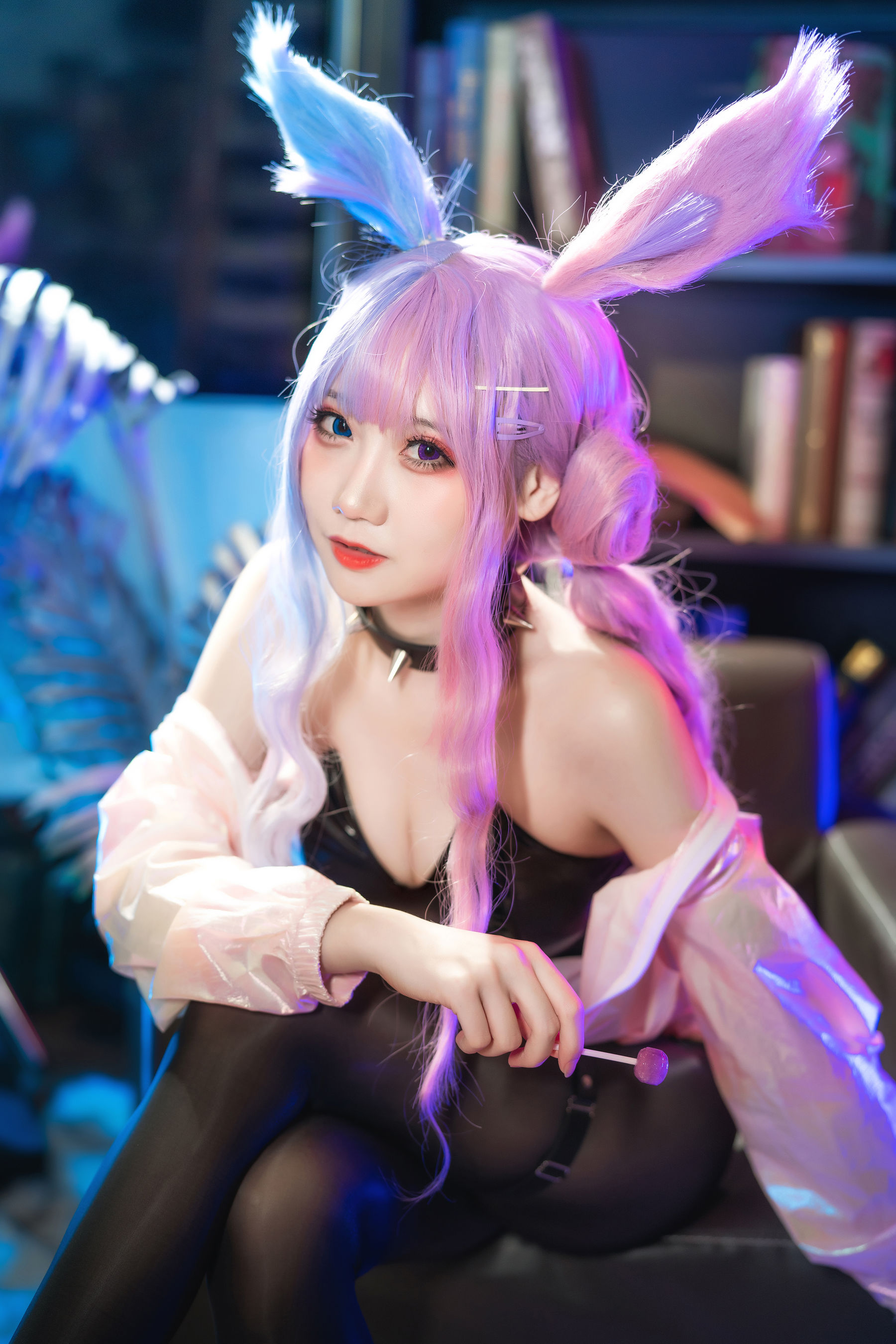 图片[4]-[福利COS] 焖焖碳 – 麻辣兔头X异色兔-蕾丝百合网-美图分享,Cosplay美图,私房写真,套图下载