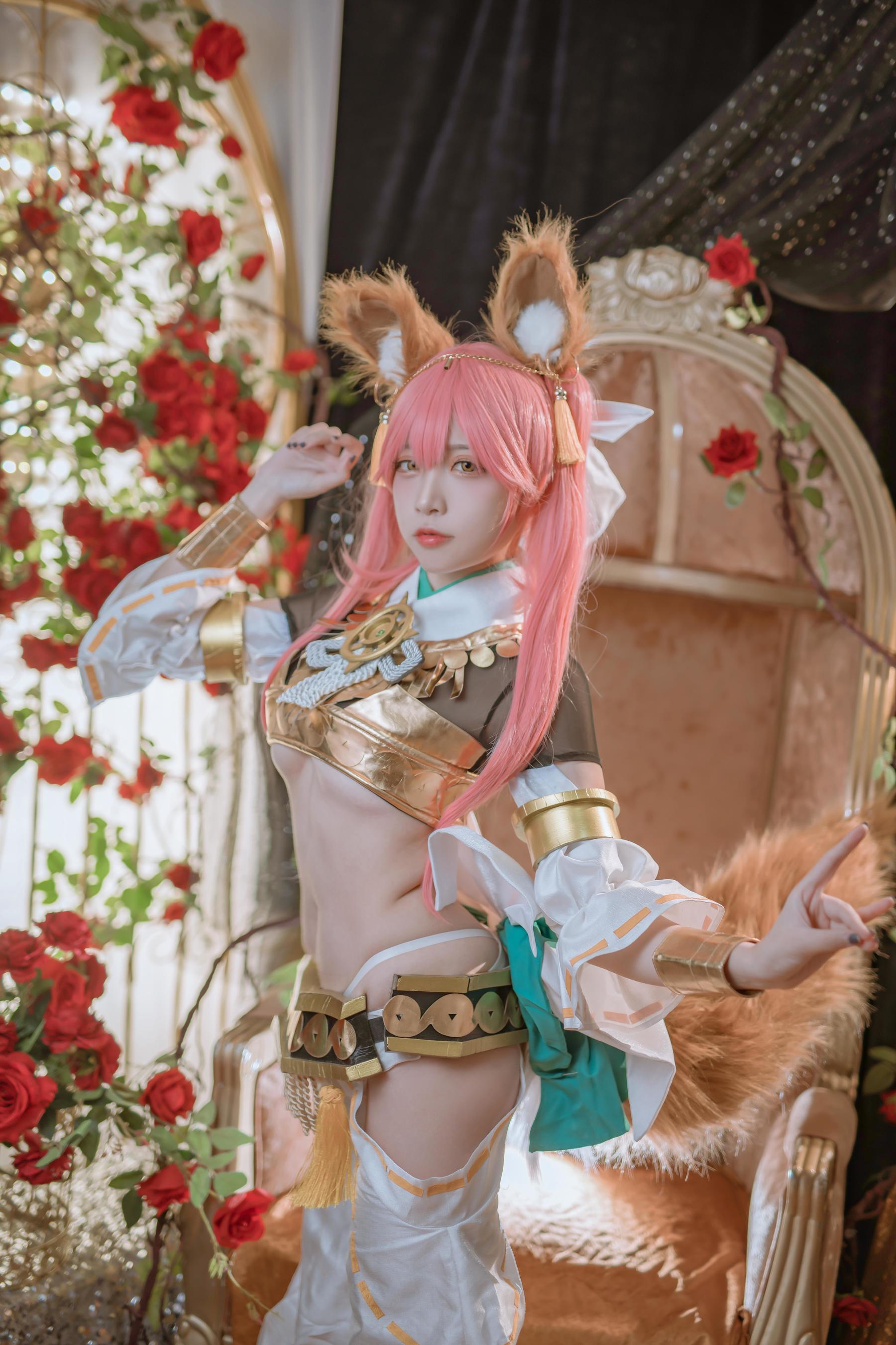图片[8]-[Cosplay写真] 人气Coser二佐Nisa – 玉藻前神话礼装-秀臀网-高品质图集网