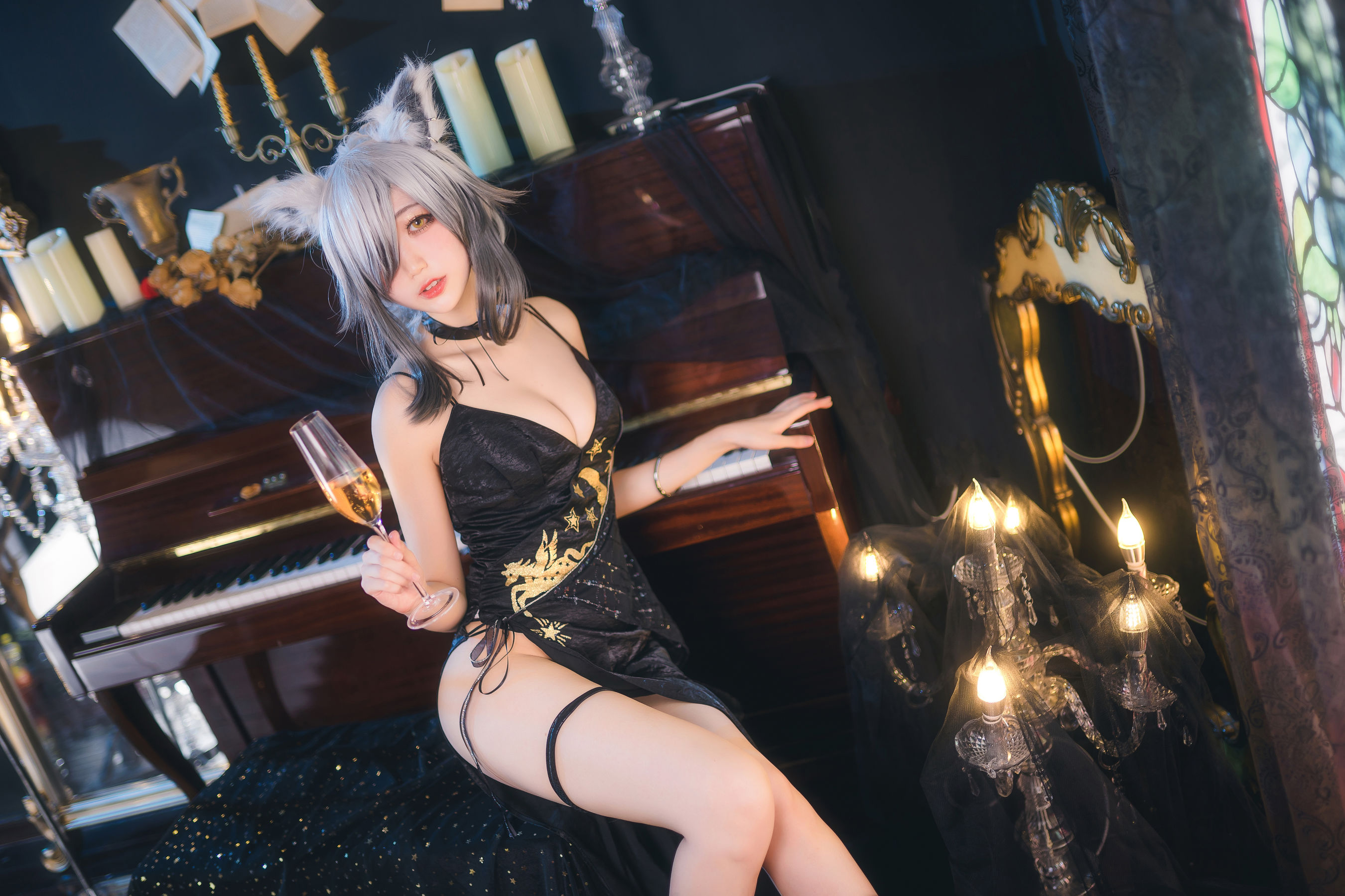 图片[7]-[Cosplay写真] 周叽是可爱兔兔 – 礼服-秀臀网-高品质图集网