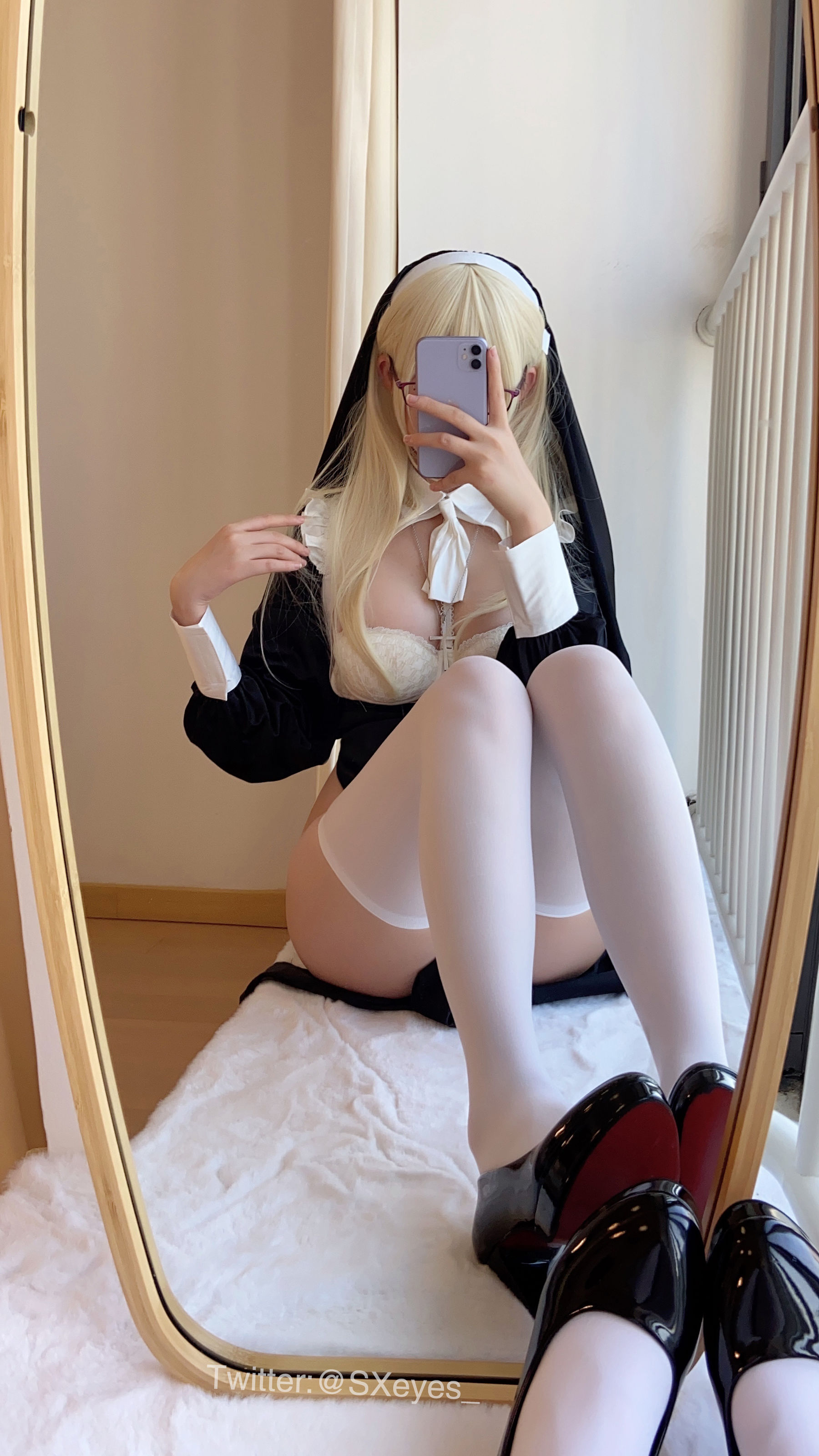 图片[5]-[福利COS] 萌妹子眼酱大魔王w – 修女-蕾丝百合网-美图分享,Cosplay美图,私房写真,套图下载