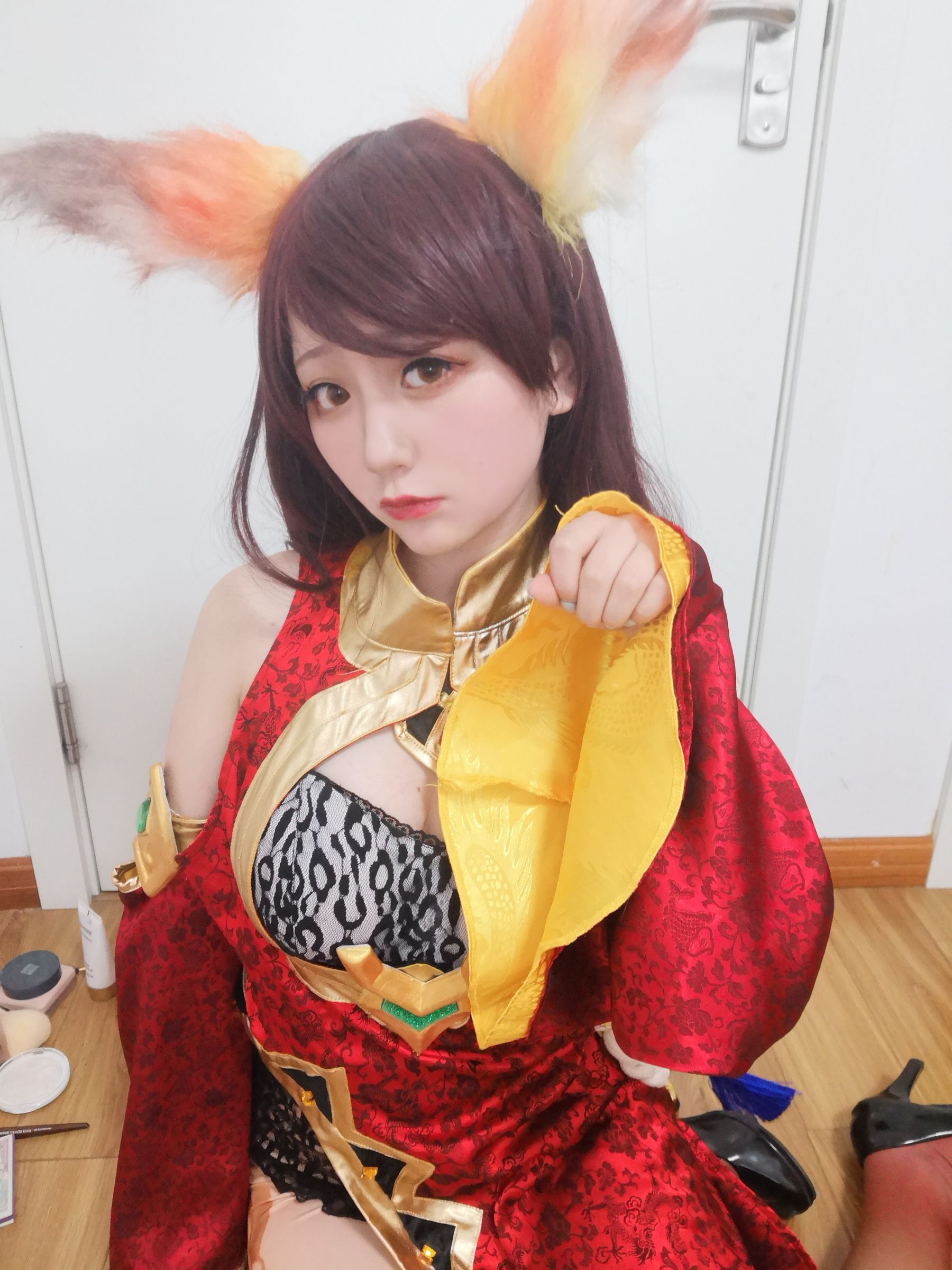 图片[5]-[Cosplay写真] 动漫博主弦音sic – 王者荣耀 妲己 试妆-蕾丝百合网-美图分享,Cosplay美图,私房写真,套图下载
