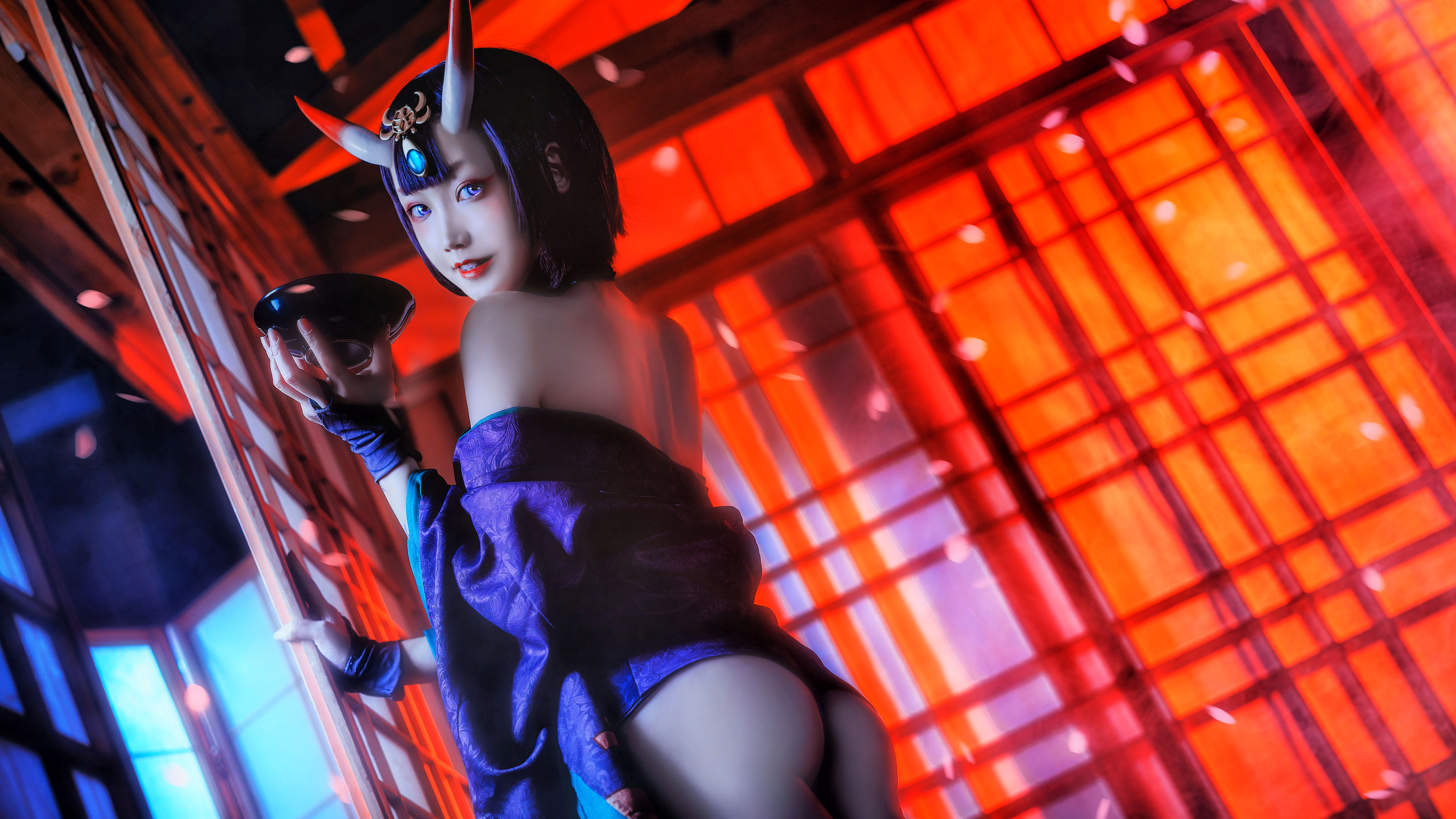 图片[9]-[COS福利] COS少女星野咪兔 – 酒吞童子-秀臀网-高品质图集网