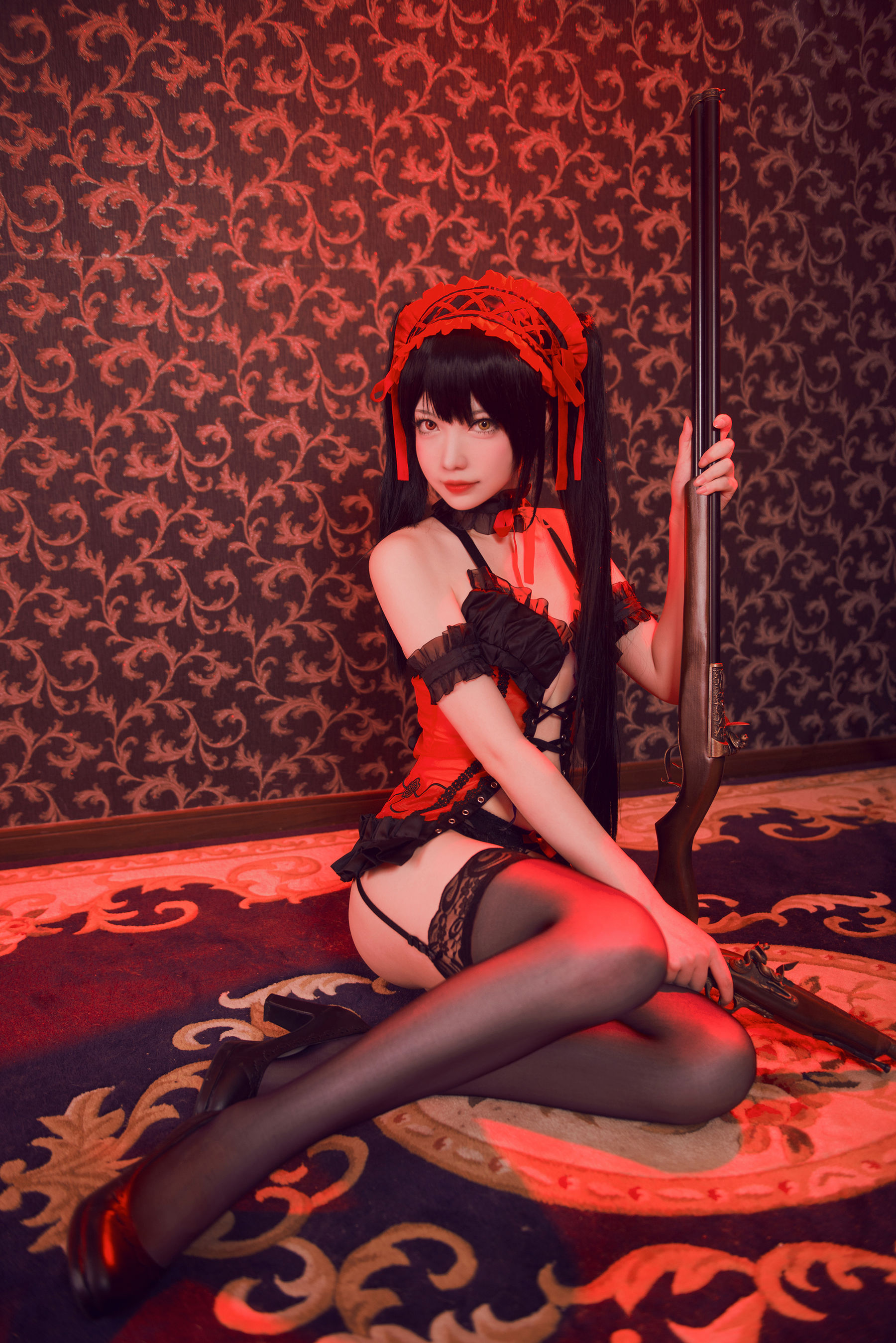 图片[7]-[COS福利] 大胸萌妹妖少you1 – 时崎狂三-蕾丝百合网-美图分享,Cosplay美图,私房写真,套图下载